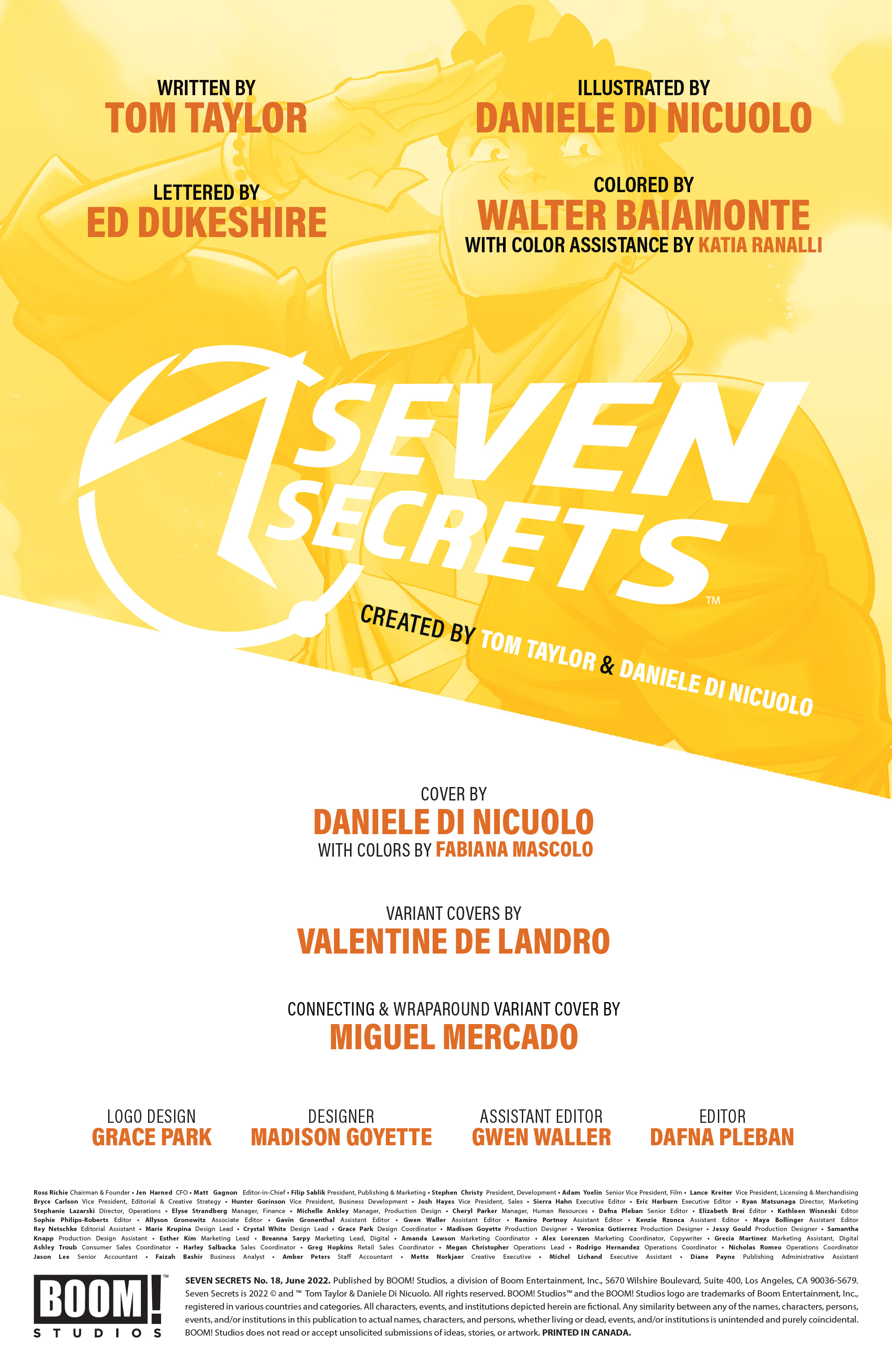 Read online Seven Secrets comic -  Issue #18 - 2