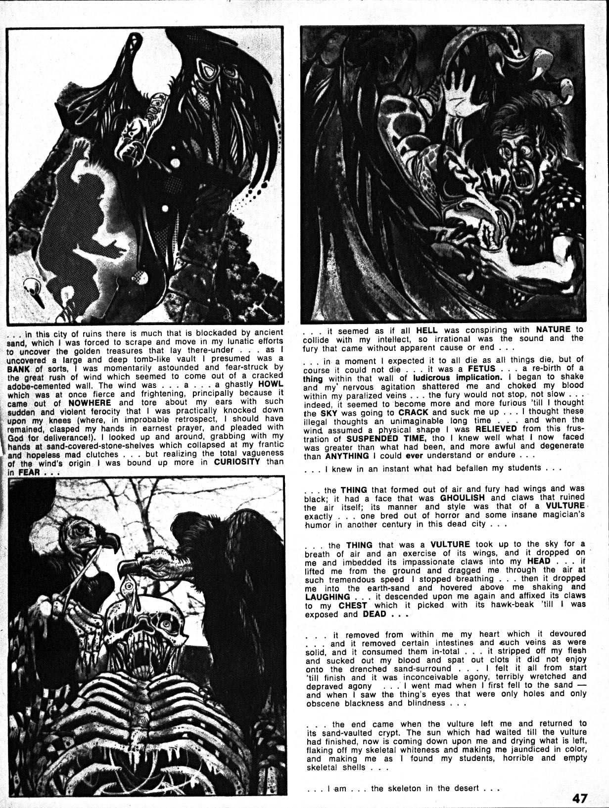 Read online Scream (1973) comic -  Issue #1 - 47