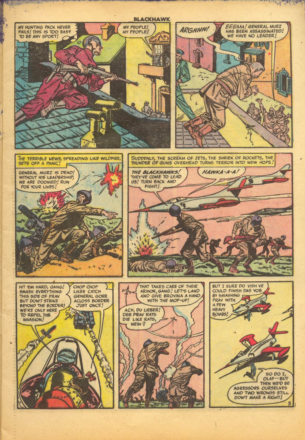 Read online Blackhawk (1957) comic -  Issue #66 - 6