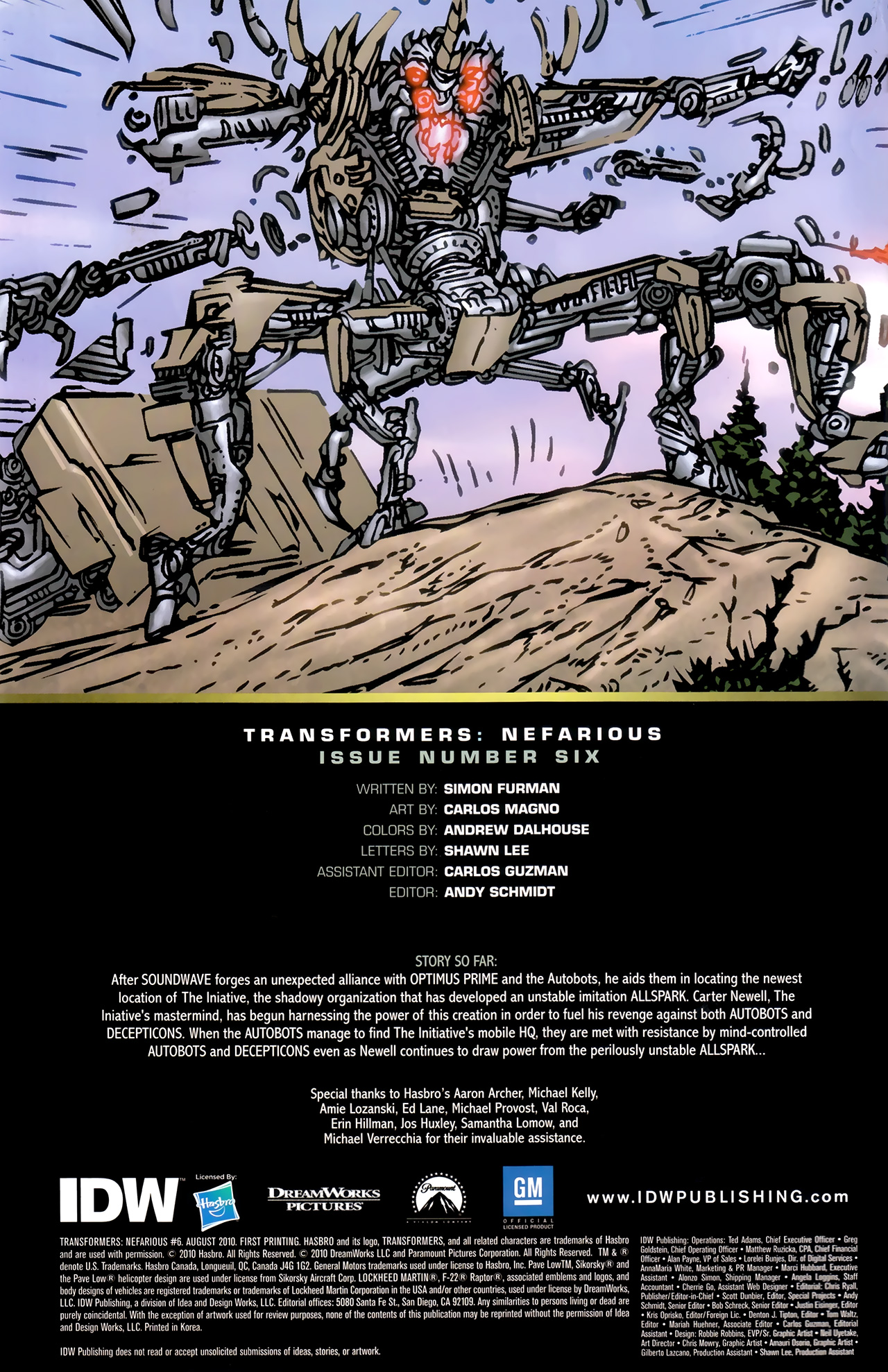 Read online Transformers: Nefarious comic -  Issue #6 - 3