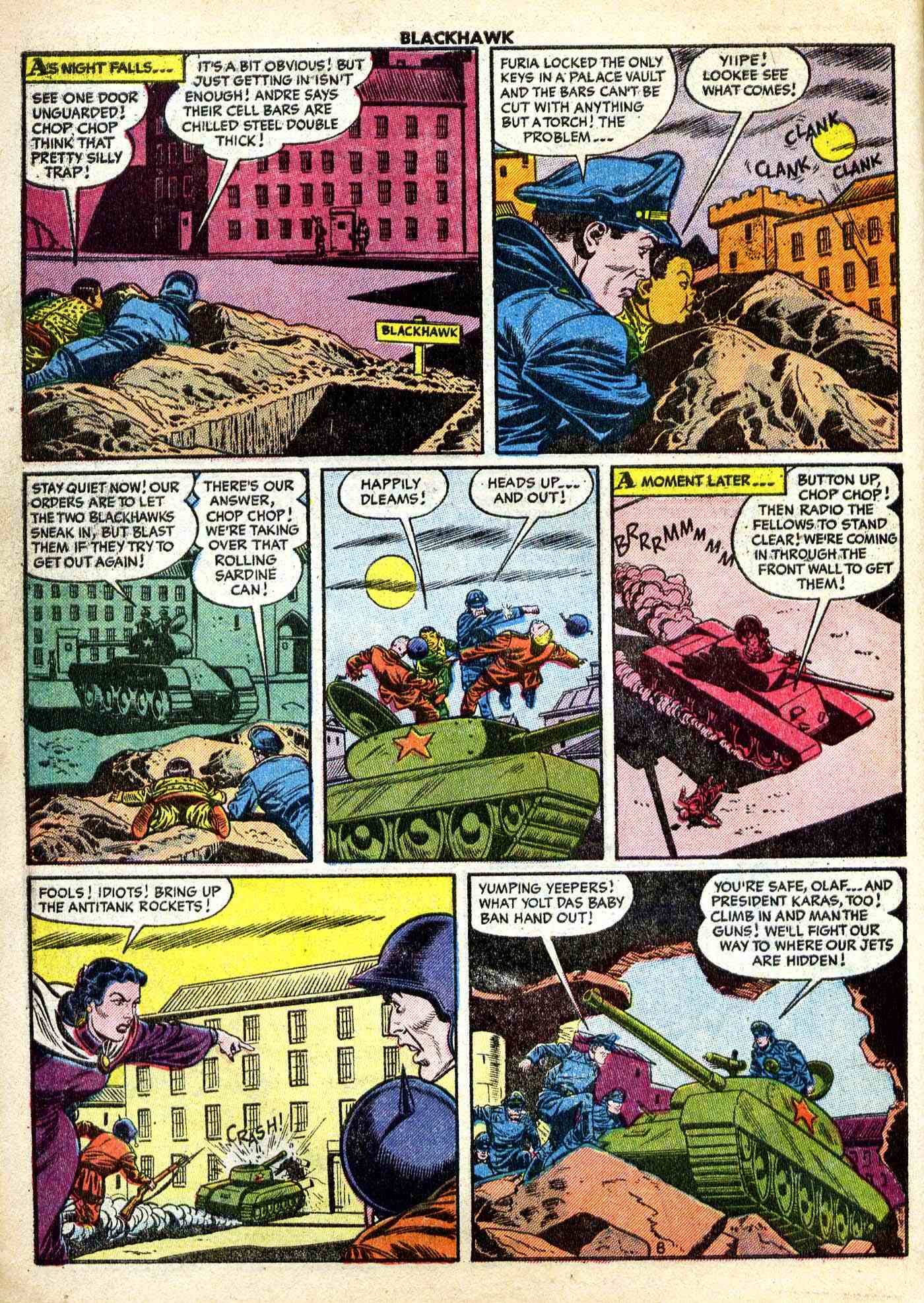 Read online Blackhawk (1957) comic -  Issue #96 - 9