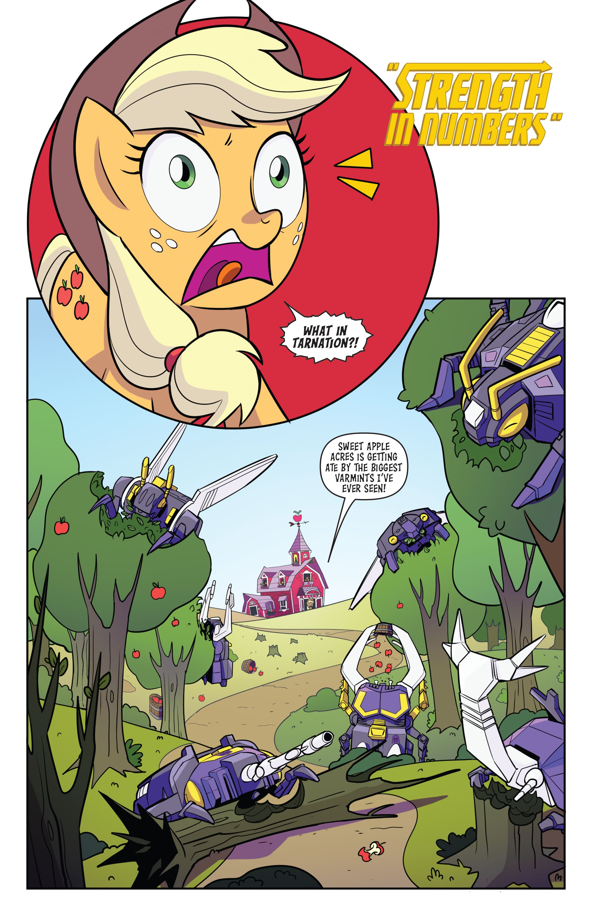 Read online My Little Pony/Transformers comic -  Issue #4 - 5
