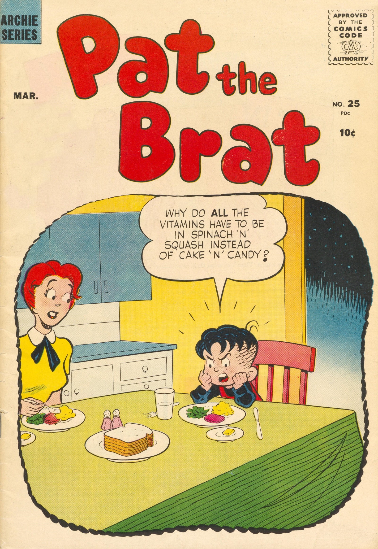 Read online Pat the Brat comic -  Issue #25 - 1