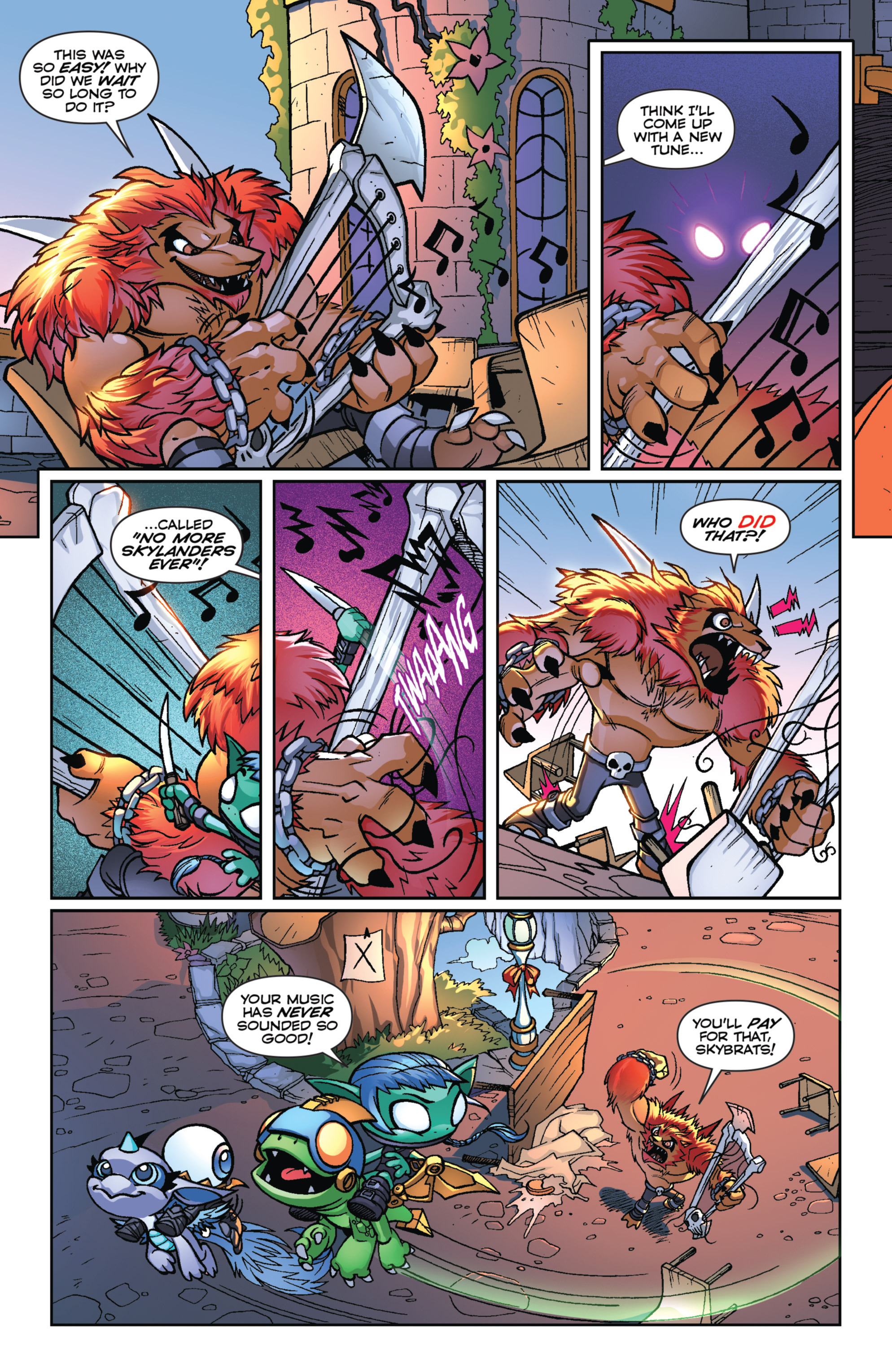 Read online Skylanders comic -  Issue #12 - 13