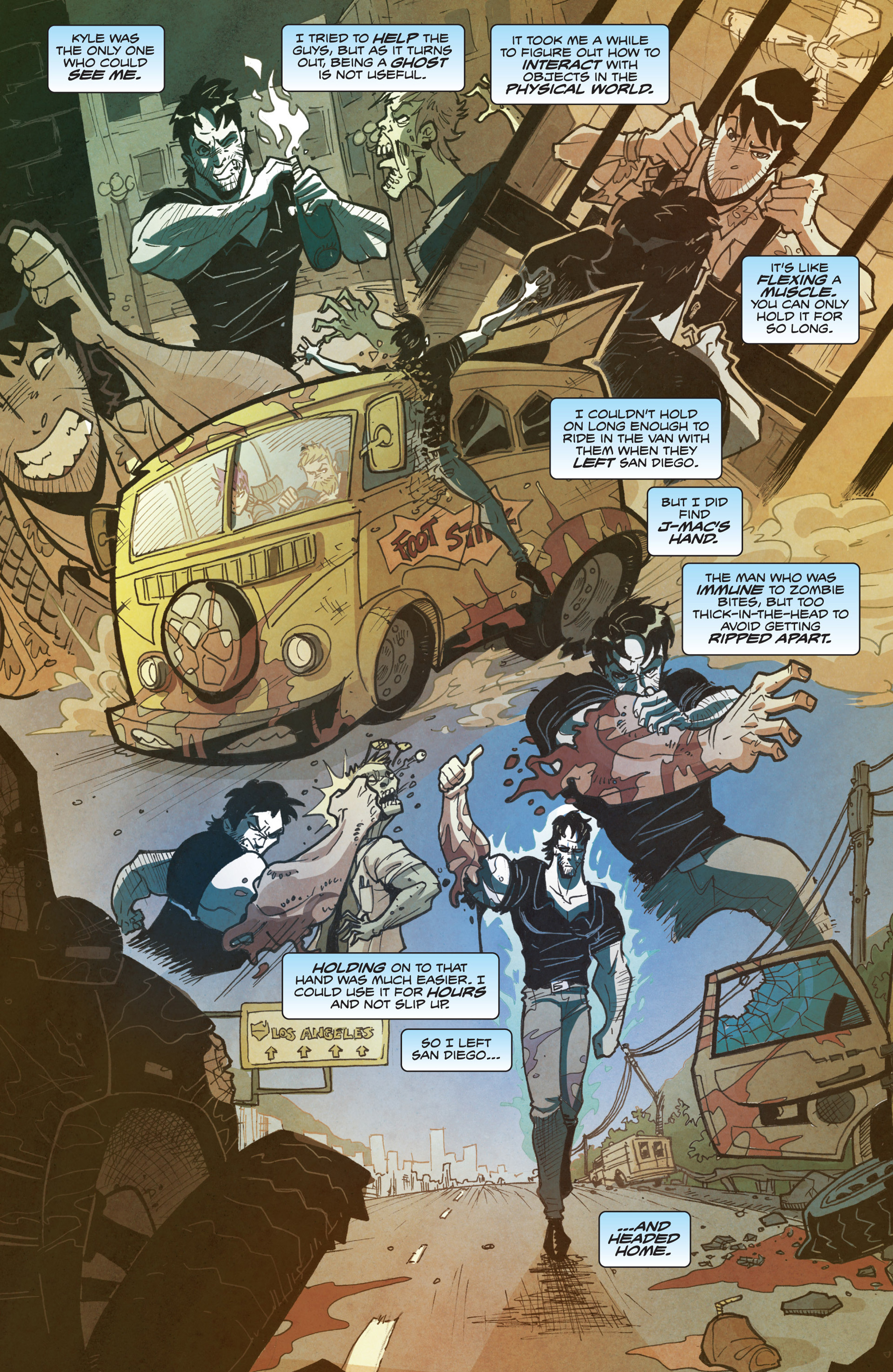 Read online Fanboys vs. Zombies comic -  Issue #17 - 5