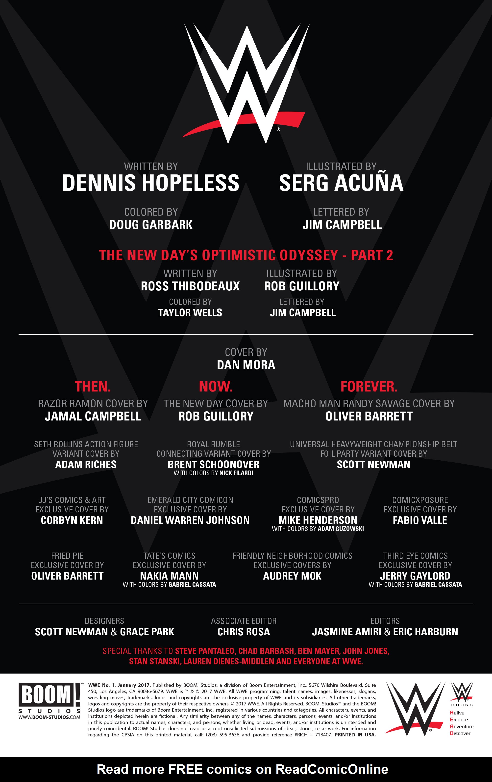 Read online WWE comic -  Issue #1 - 2