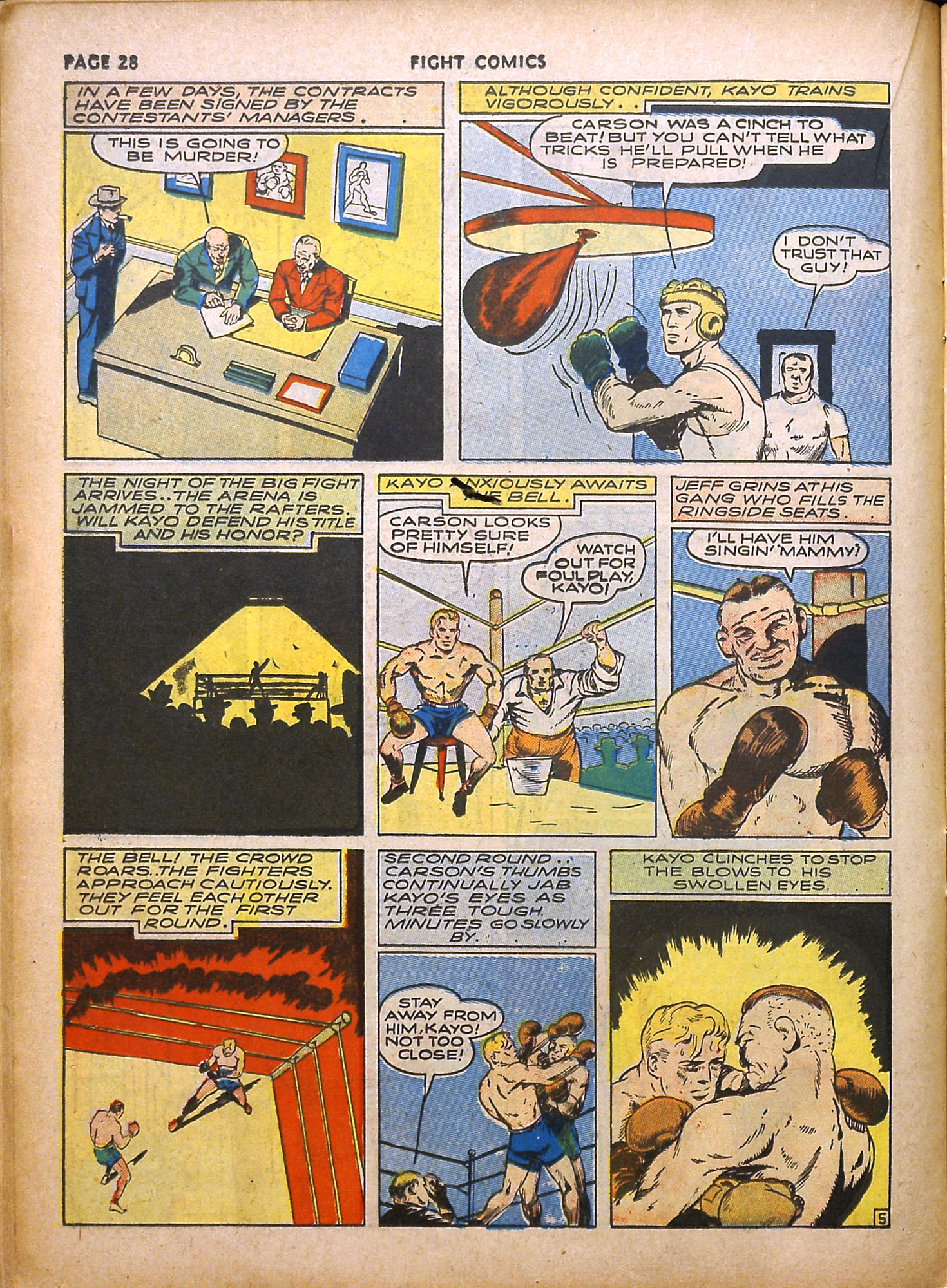 Read online Fight Comics comic -  Issue #14 - 30