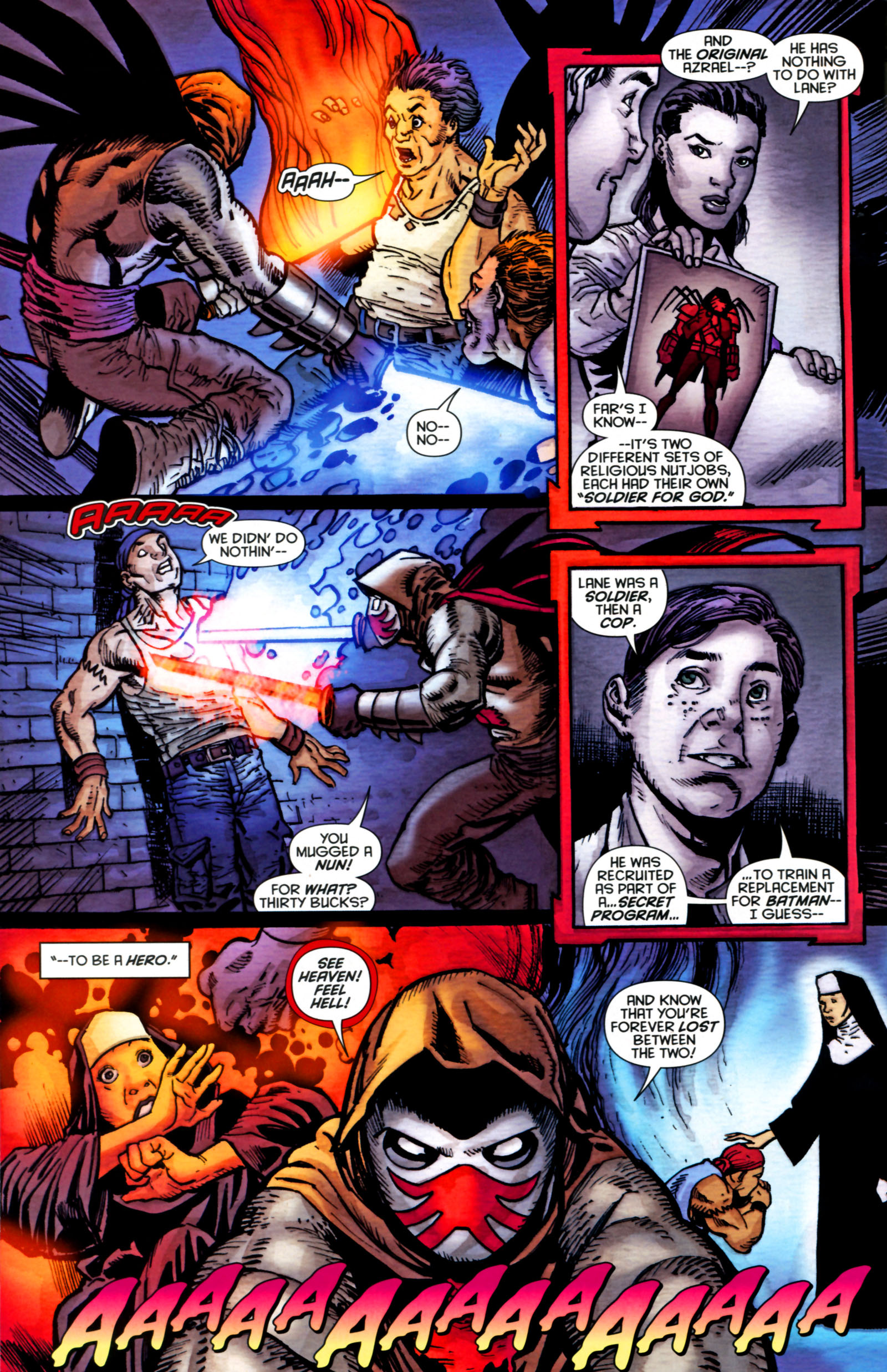 Read online Azrael (2009) comic -  Issue #1 - 4