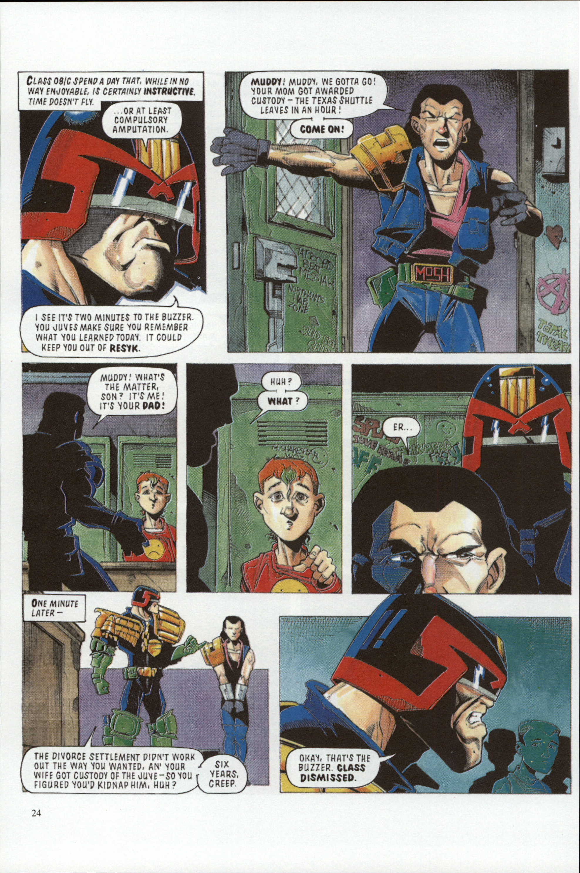 Read online Dredd Rules! comic -  Issue #13 - 26