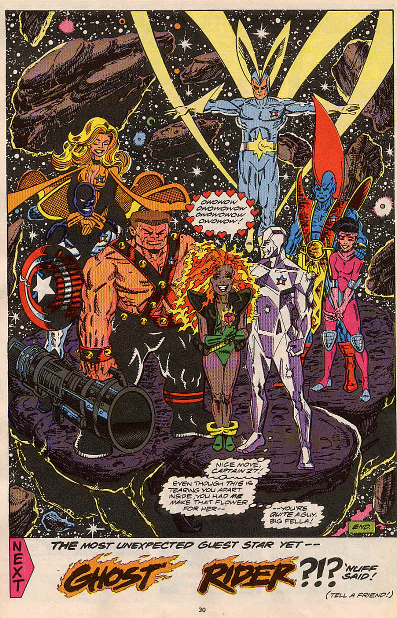 Read online Guardians of the Galaxy (1990) comic -  Issue #12 - 23