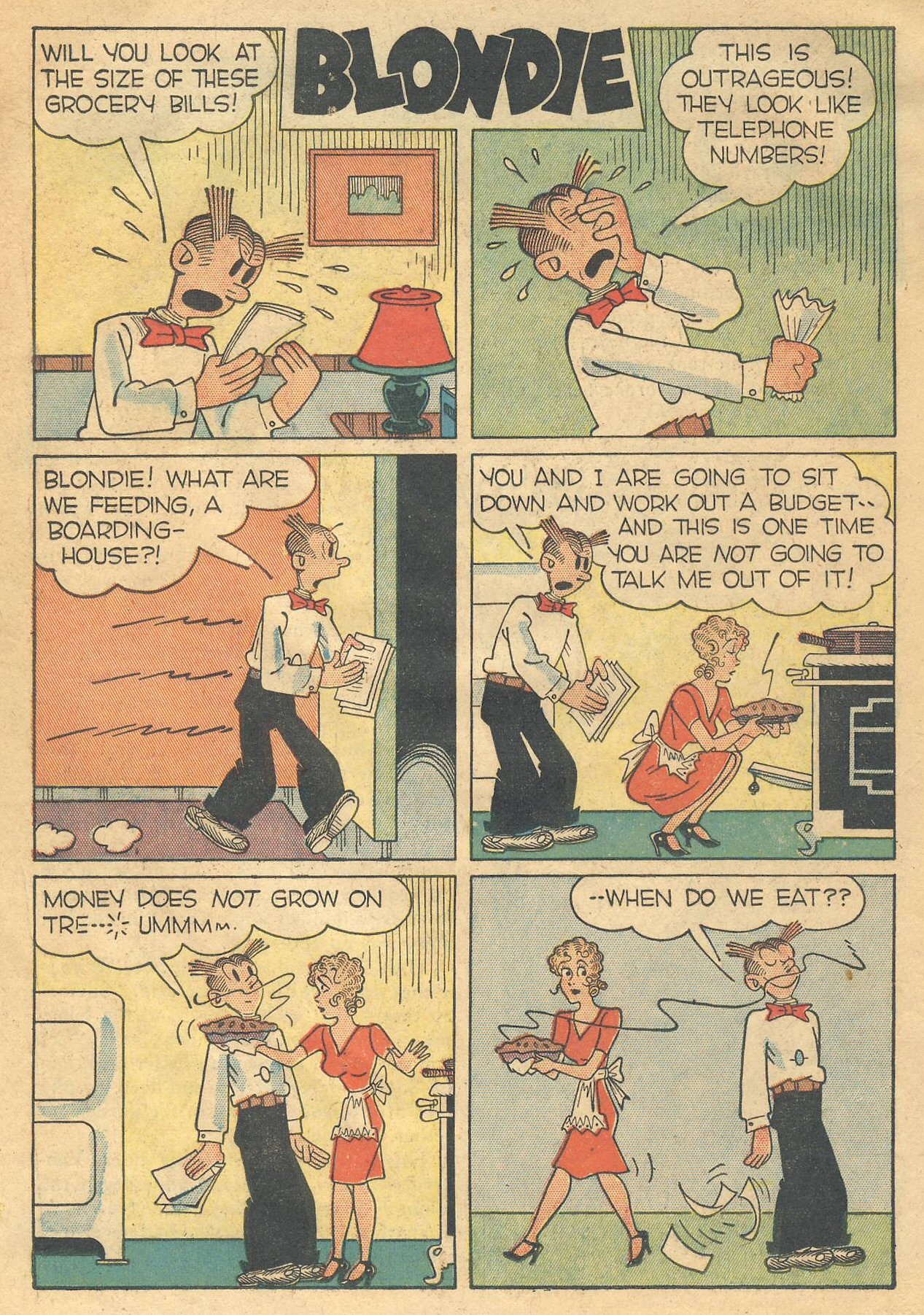 Read online Blondie Comics (1947) comic -  Issue #1 - 18