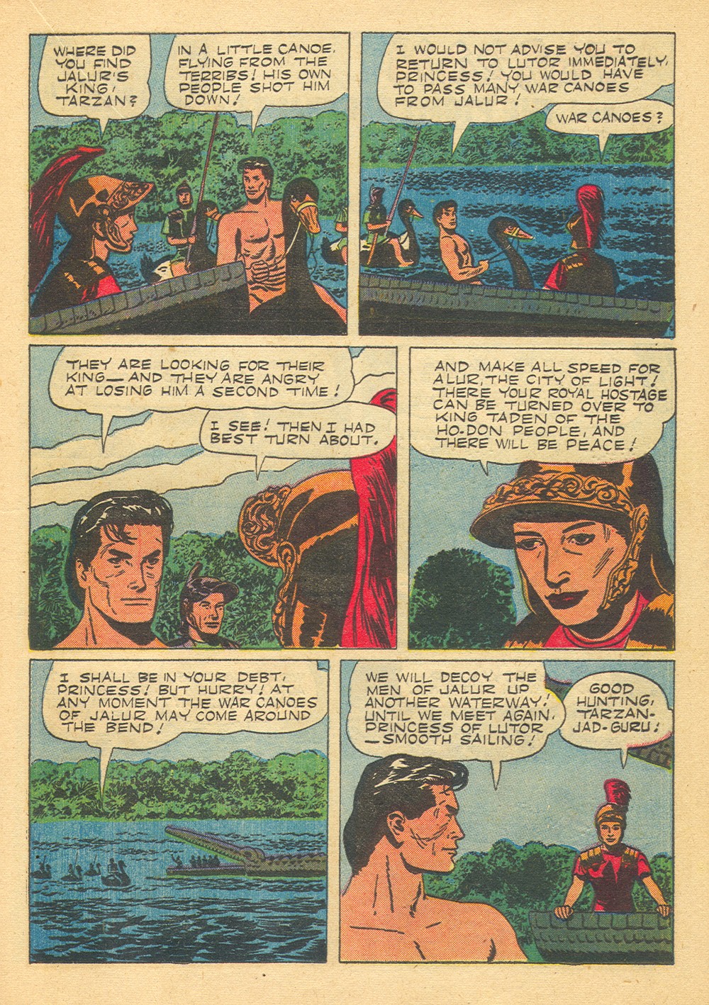 Read online Tarzan (1948) comic -  Issue #70 - 17