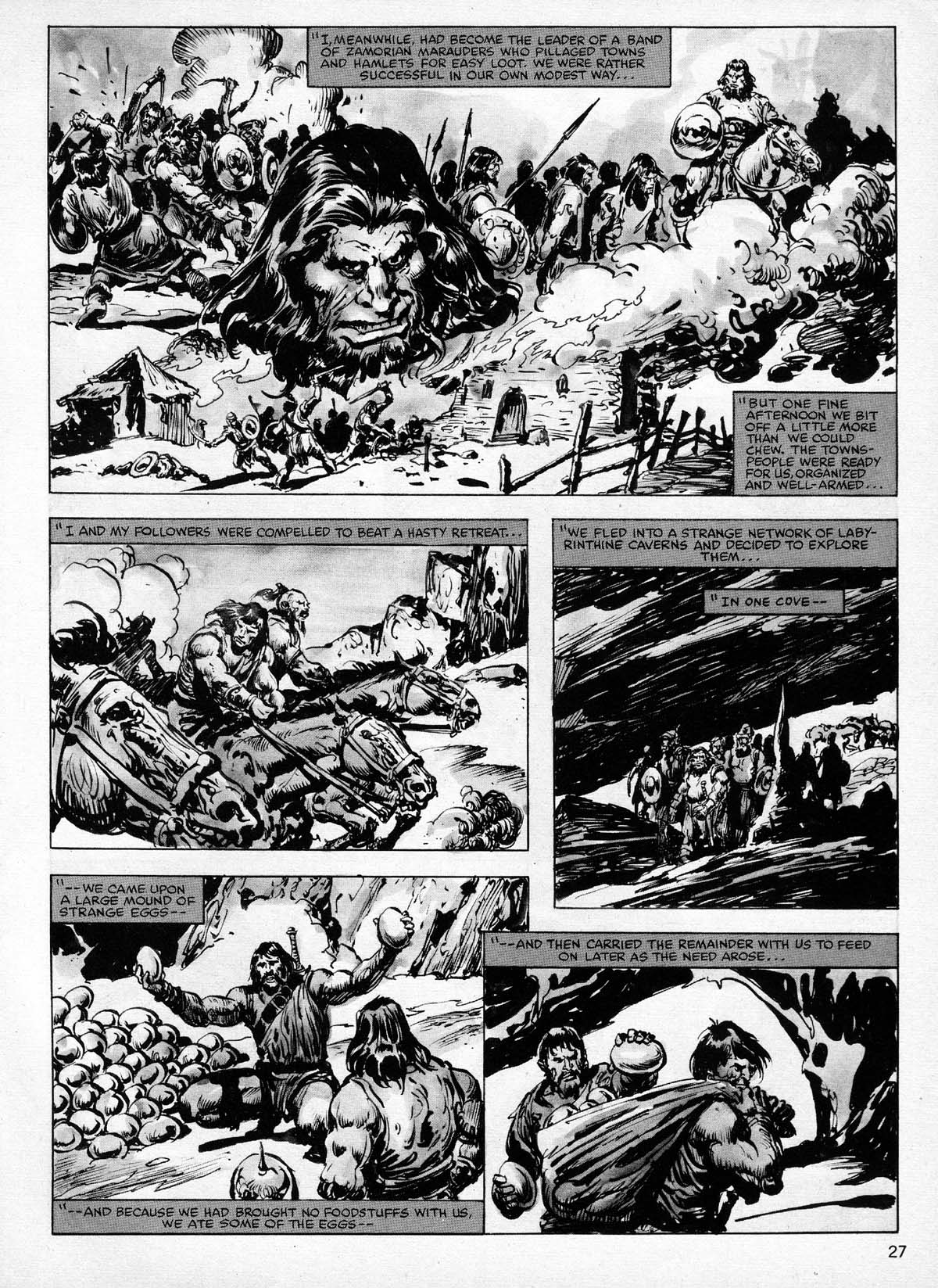 Read online The Savage Sword Of Conan comic -  Issue #77 - 27