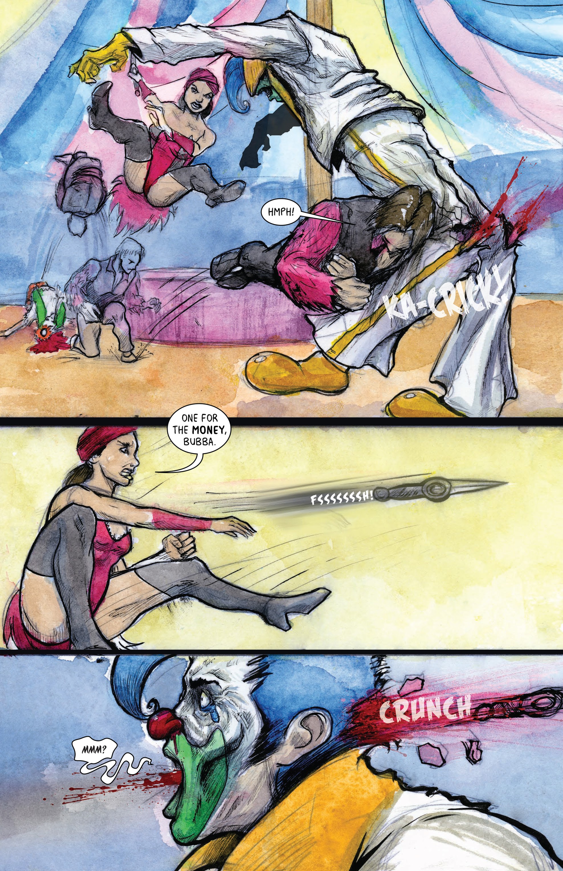 Read online Made Up: Zombie Clown Circus comic -  Issue # Full - 33