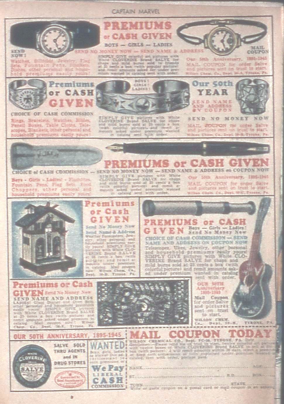 Read online Captain Marvel Adventures comic -  Issue #42 - 49