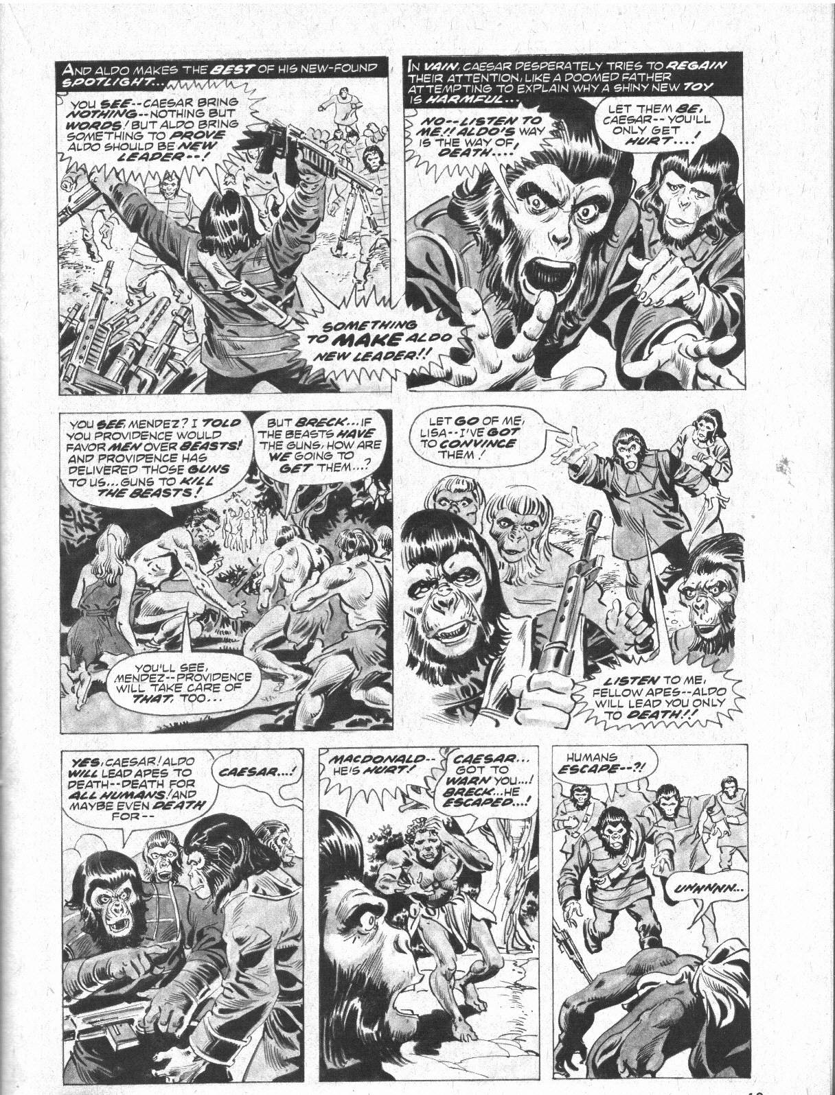 Read online Planet of the Apes comic -  Issue #22 - 19