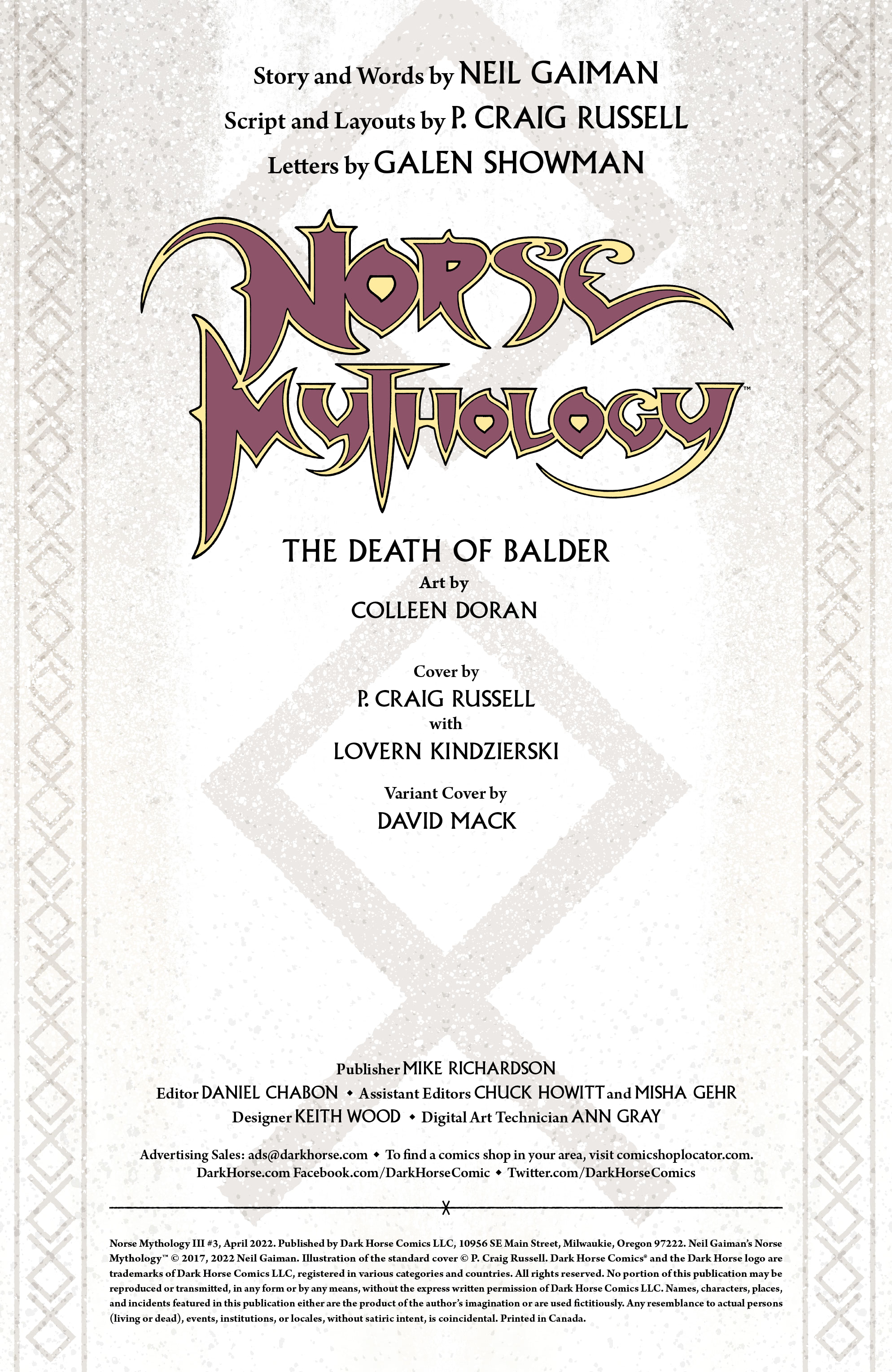 Read online Norse Mythology III comic -  Issue #3 - 2