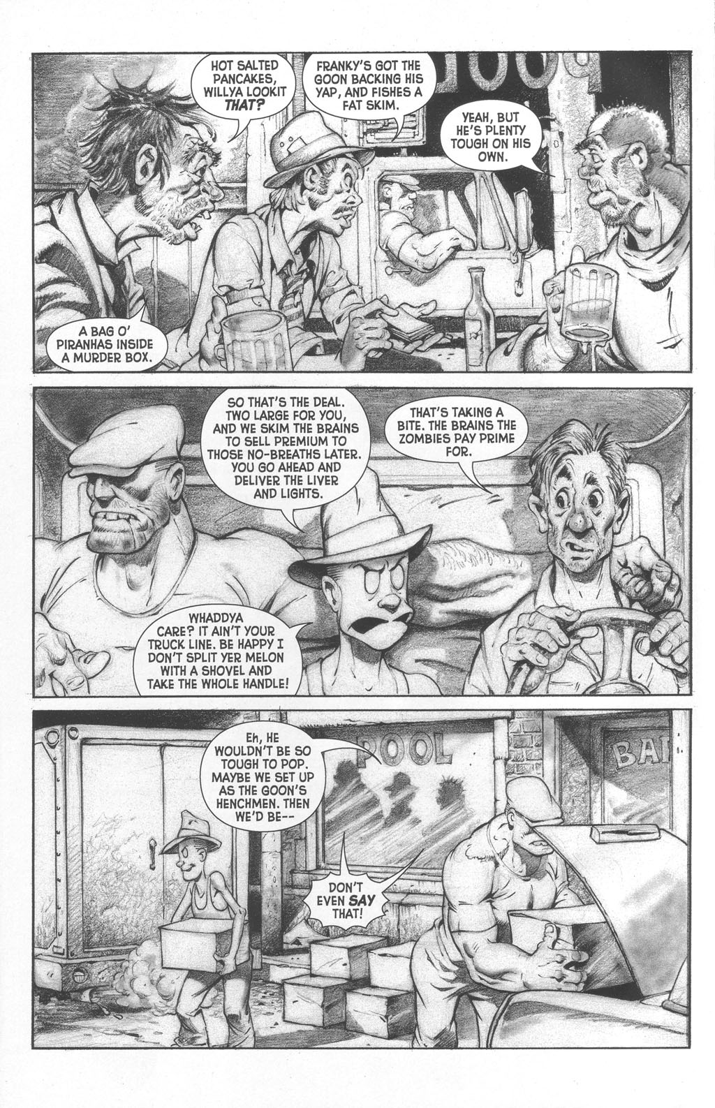 Read online The Goon Noir comic -  Issue #1 - 4