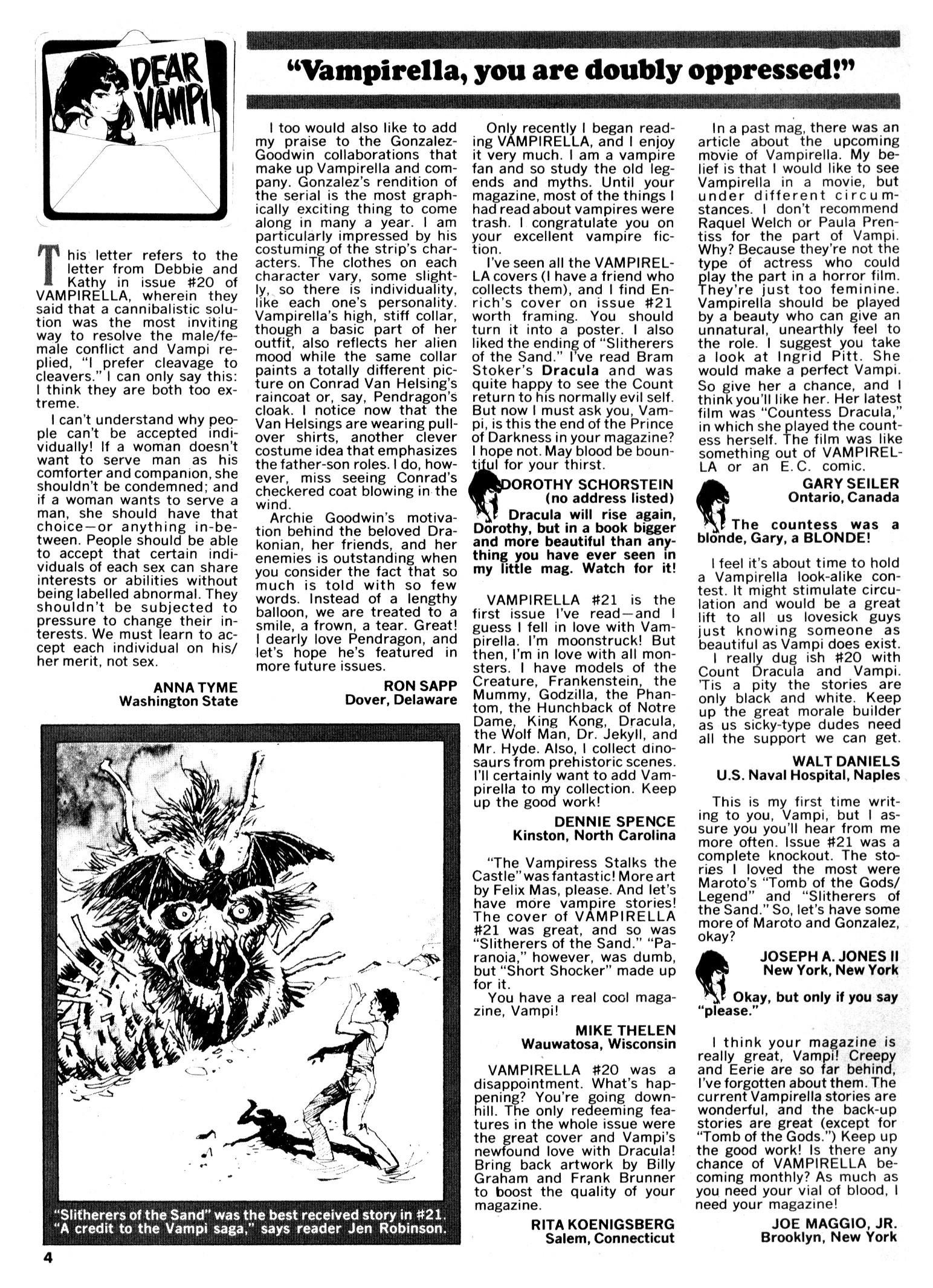 Read online Vampirella (1969) comic -  Issue #24 - 4