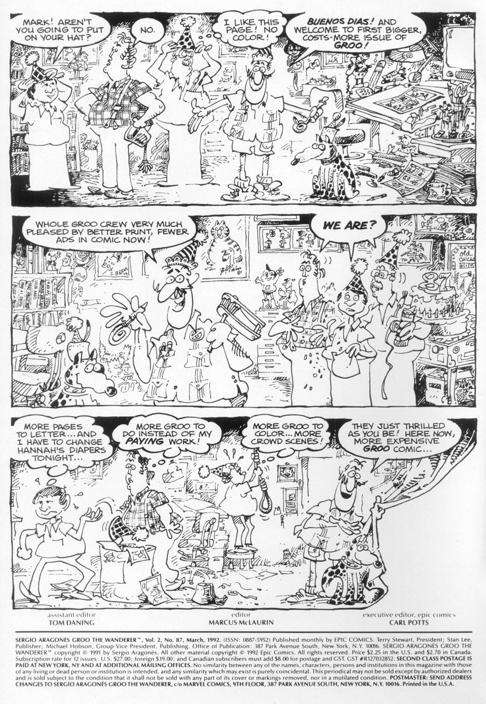 Read online Sergio Aragonés Groo the Wanderer comic -  Issue #87 - 2