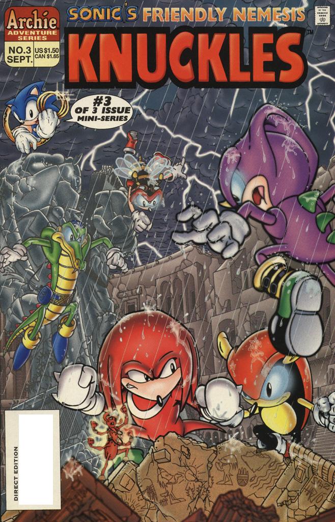 Read online Sonic's Friendly Nemesis, Knuckles comic -  Issue #3 - 1