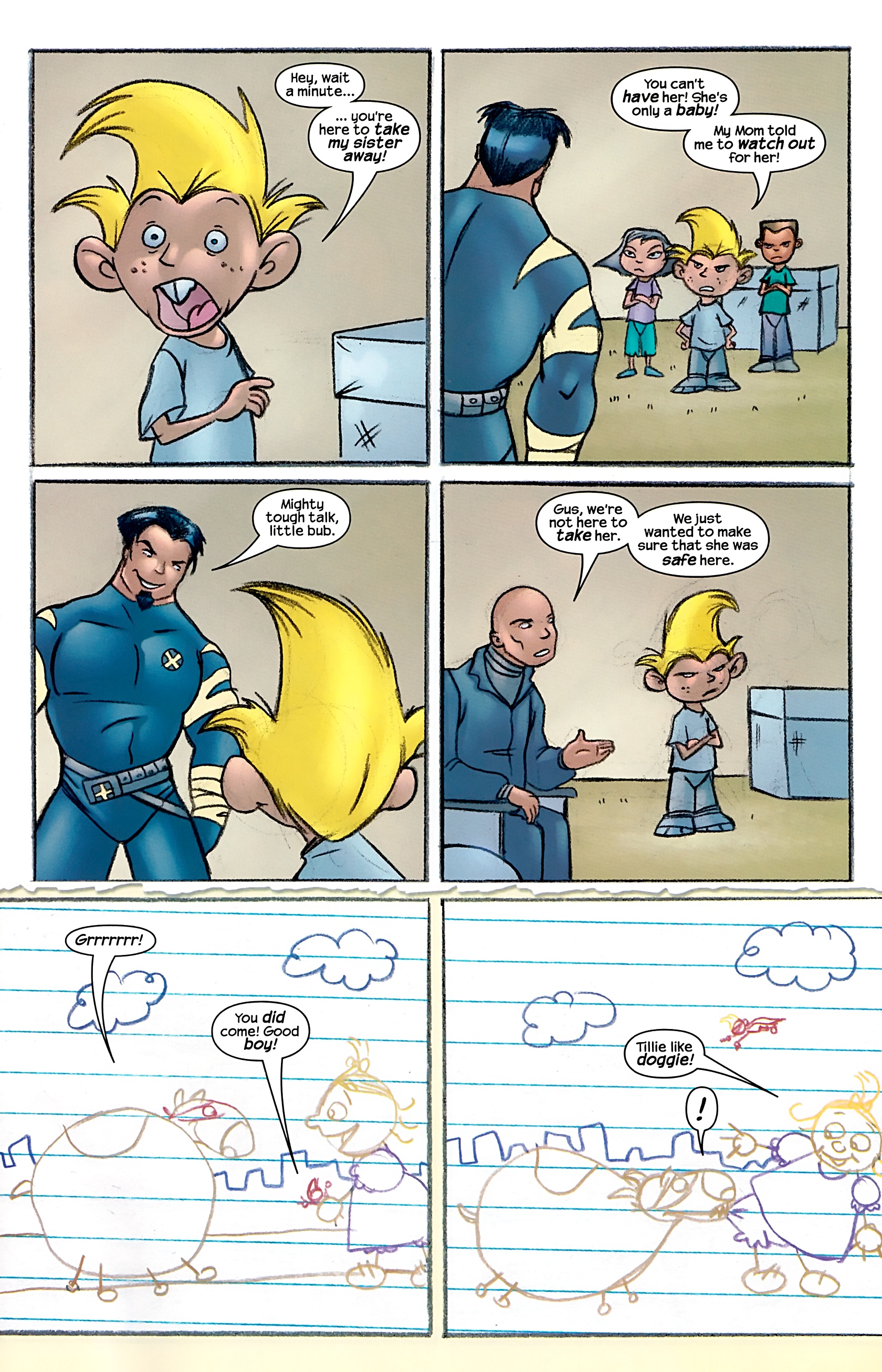 Read online Marvelous Adventures of Gus Beezer comic -  Issue # X-Men - 22