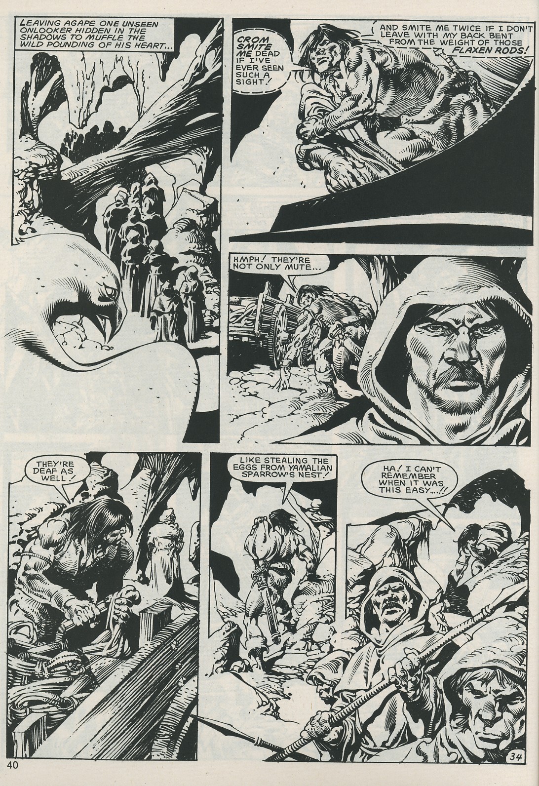 Read online The Savage Sword Of Conan comic -  Issue #121 - 40