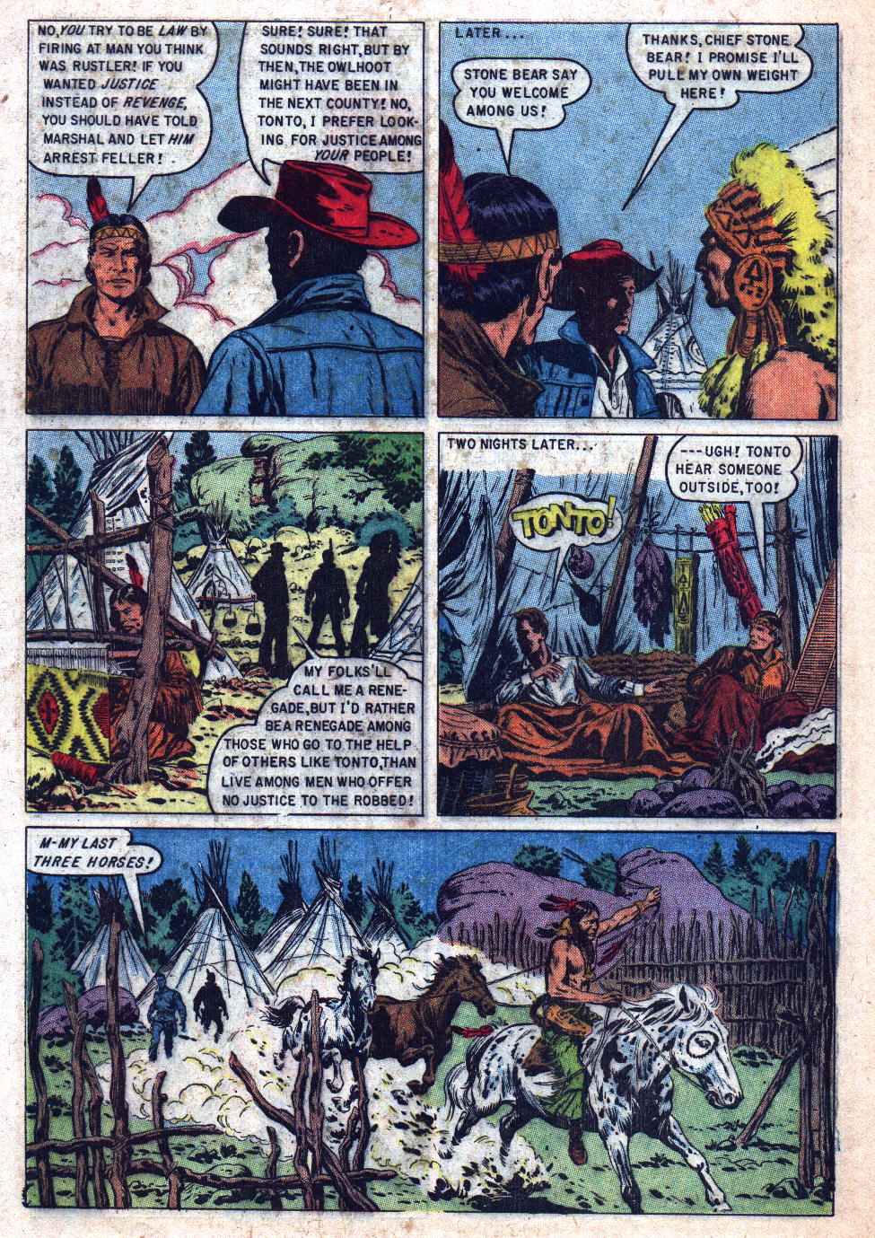 Read online Lone Ranger's Companion Tonto comic -  Issue #23 - 28