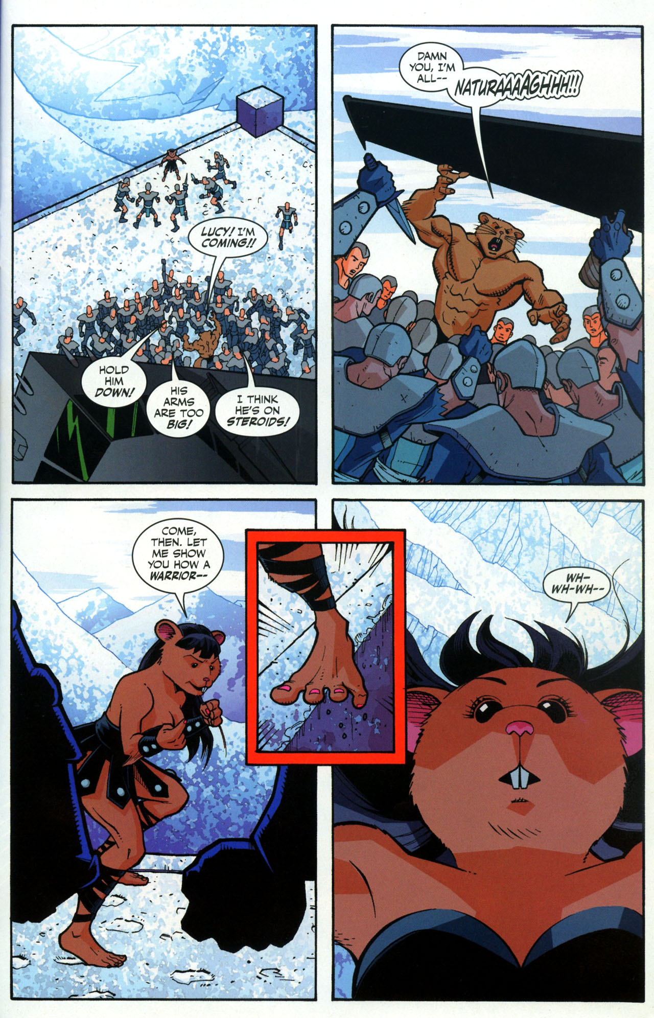 Read online Adolescent Radioactive Black Belt Hamsters (2008) comic -  Issue #1 - 26