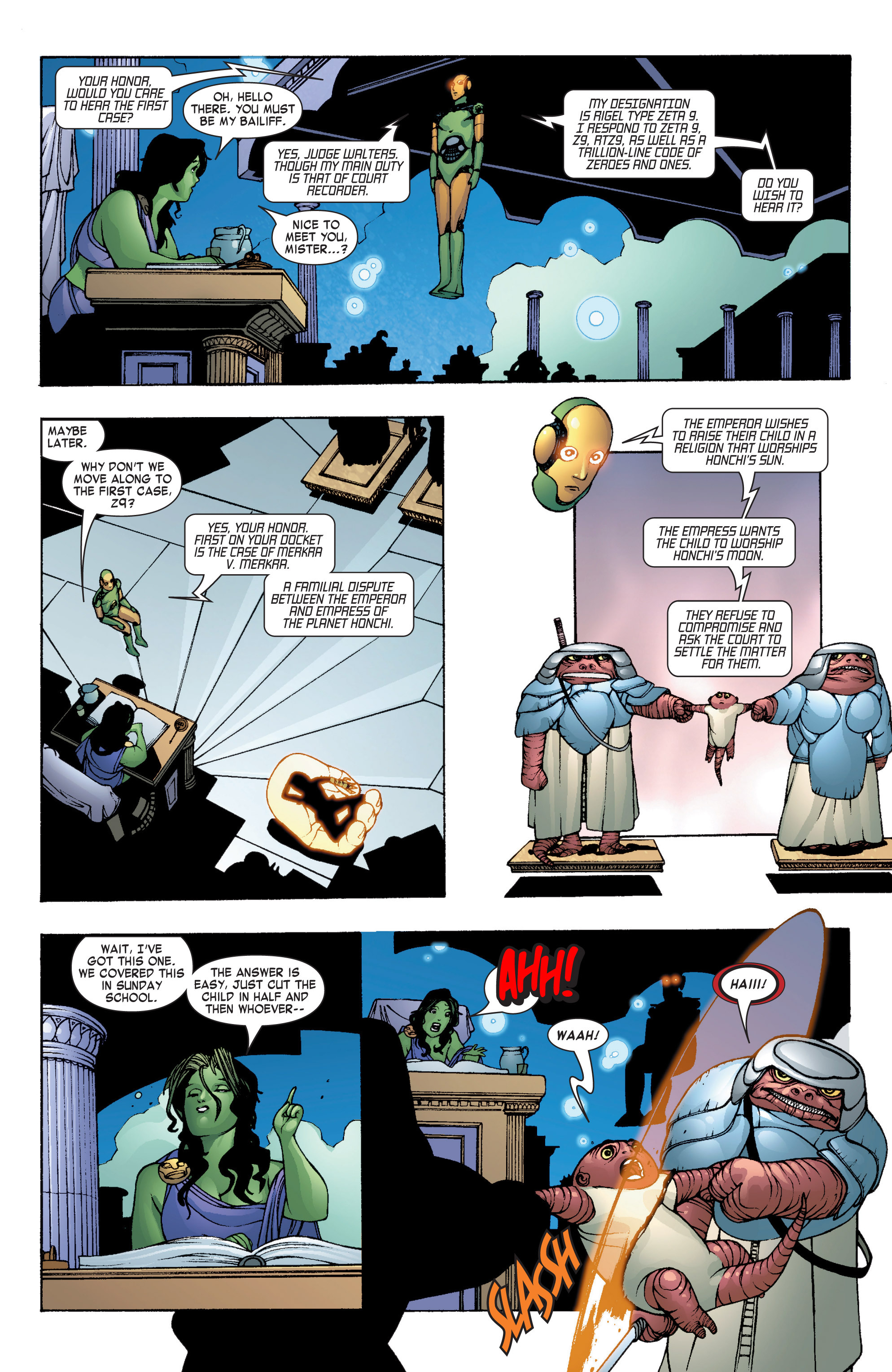Read online She-Hulk (2004) comic -  Issue #7 - 16