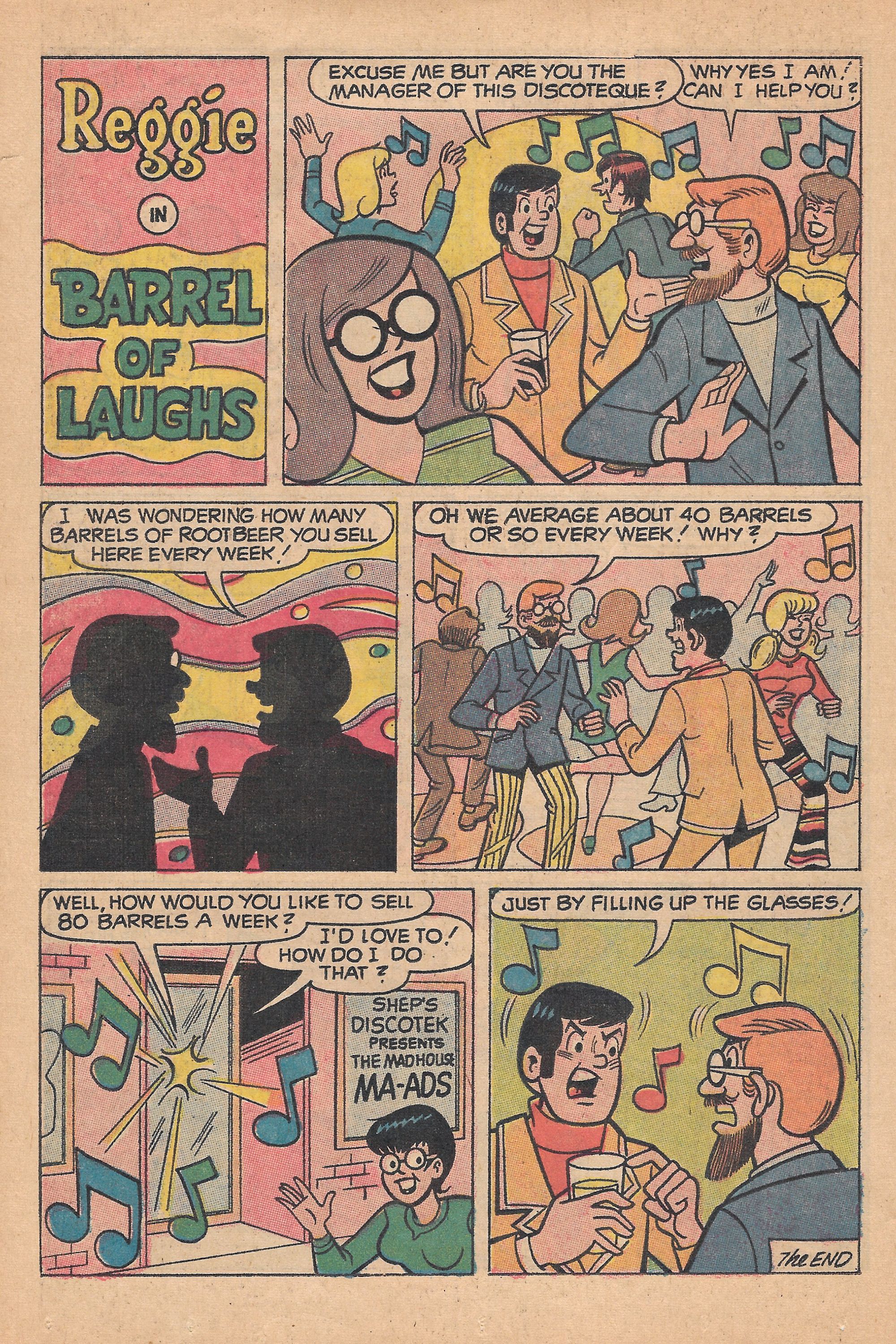 Read online Reggie's Wise Guy Jokes comic -  Issue #12 - 48