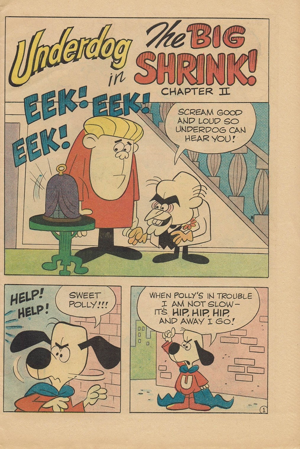 Read online Underdog (1970) comic -  Issue #6 - 9
