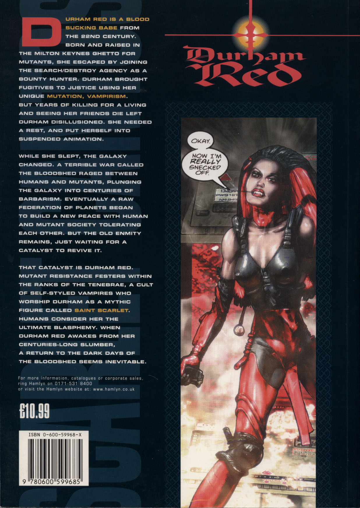 Read online Durham Red: The Scarlet Cantos comic -  Issue # TPB - 97