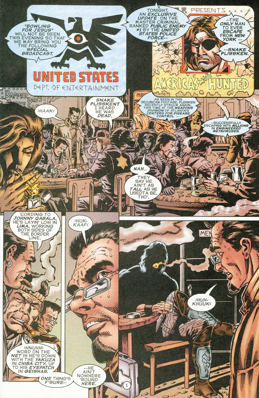 Read online Adventures of Snake Plissken comic -  Issue #Adventures of Snake Plissken Full - 3