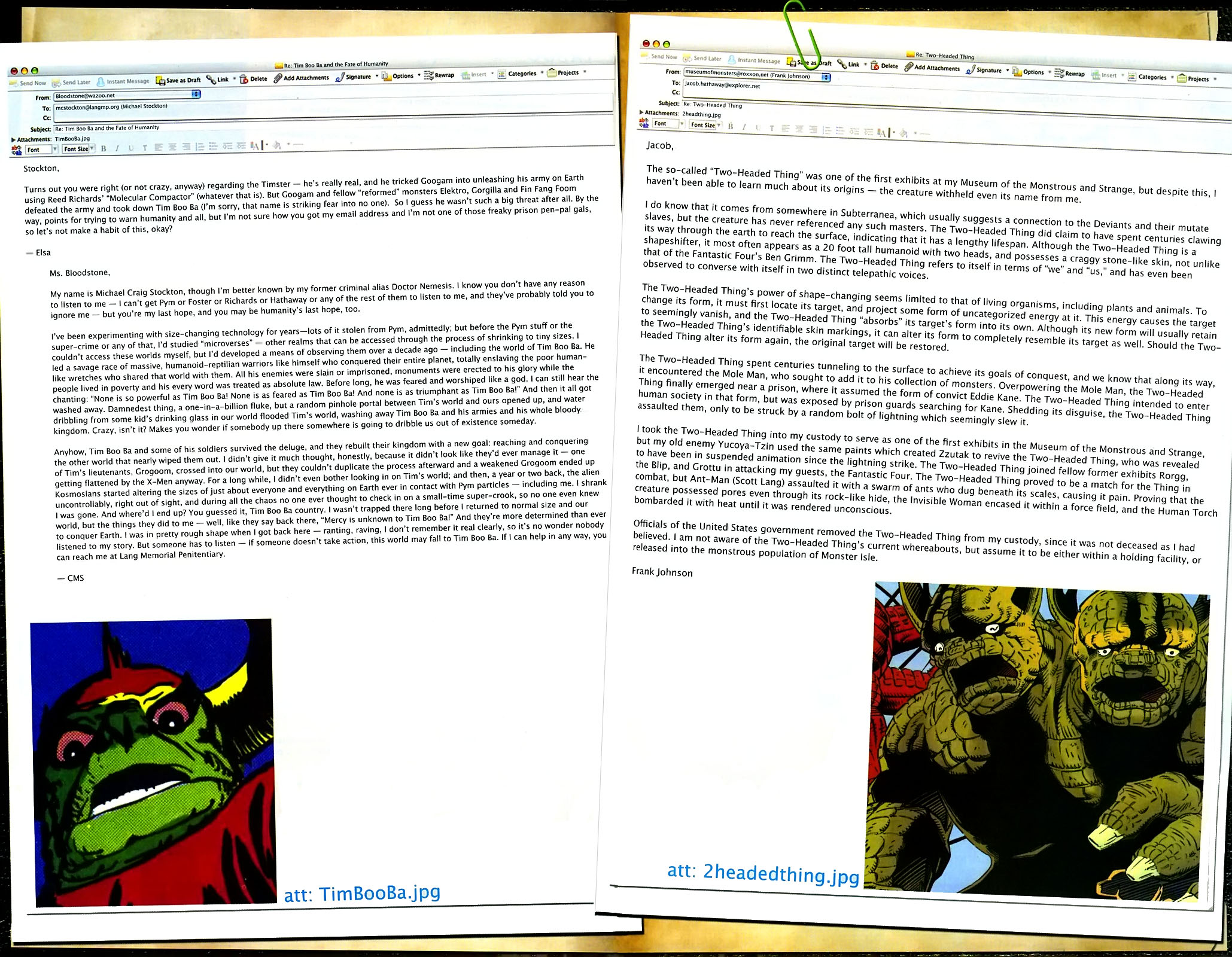 Read online Marvel Monsters: From the Files of Ulysses Bloodstone (and the Monster Hunters) comic -  Issue # Full - 29