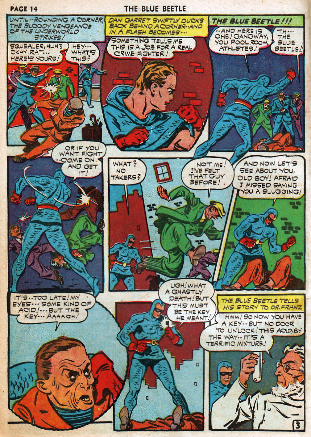 Read online The Blue Beetle comic -  Issue #11 - 16