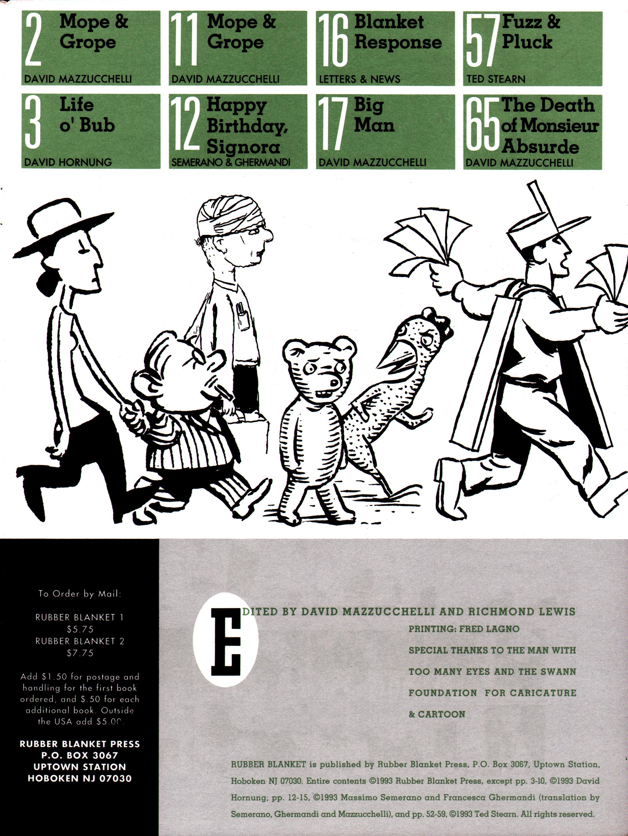 Read online Rubber Blanket comic -  Issue #3 - 3