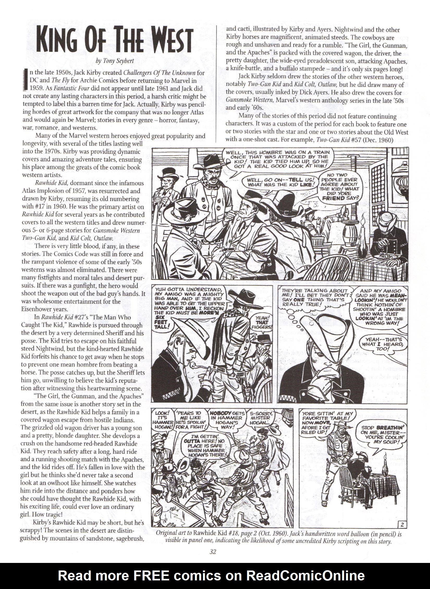 Read online The Jack Kirby Collector comic -  Issue #16 - 32
