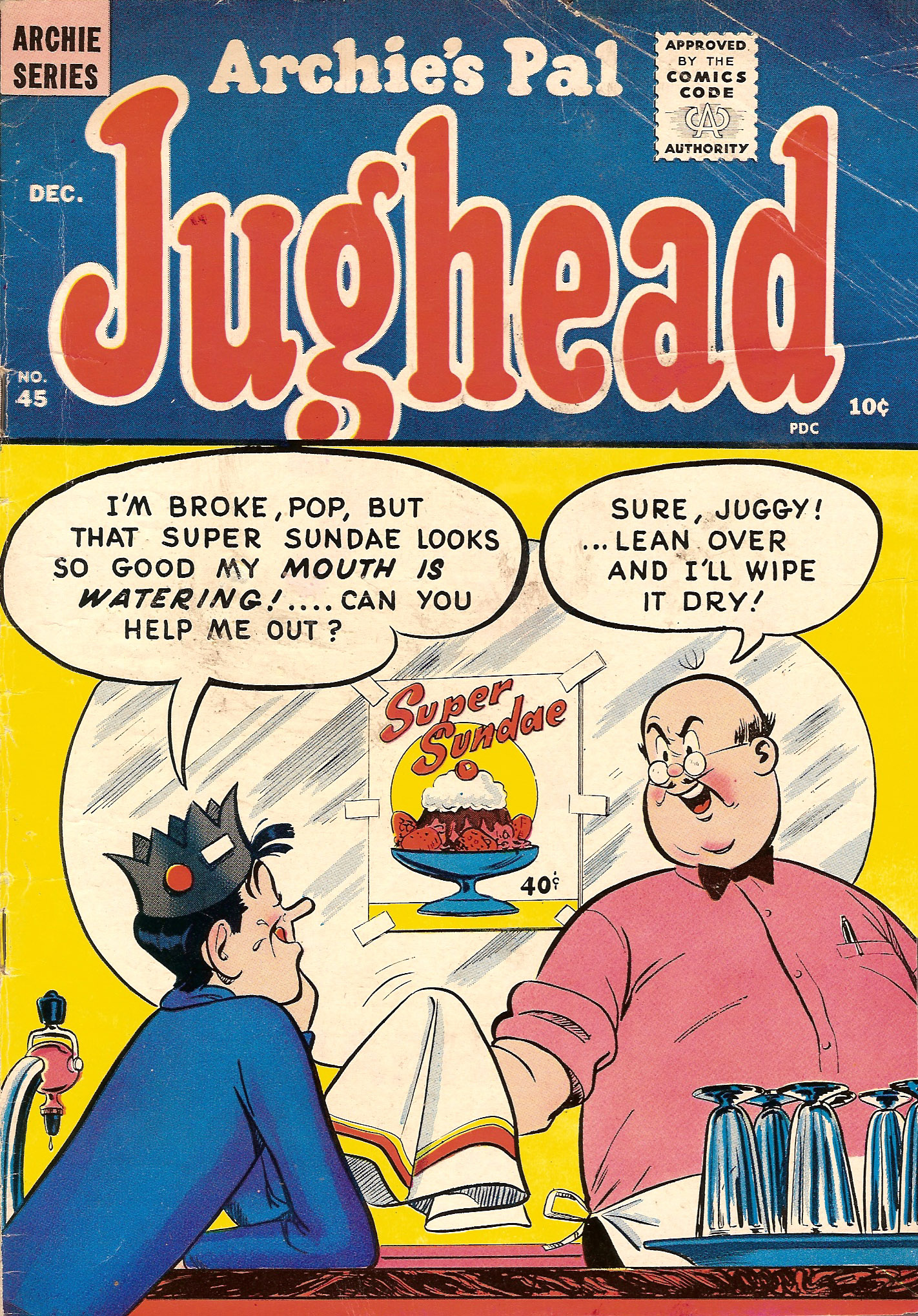 Read online Archie's Pal Jughead comic -  Issue #45 - 1