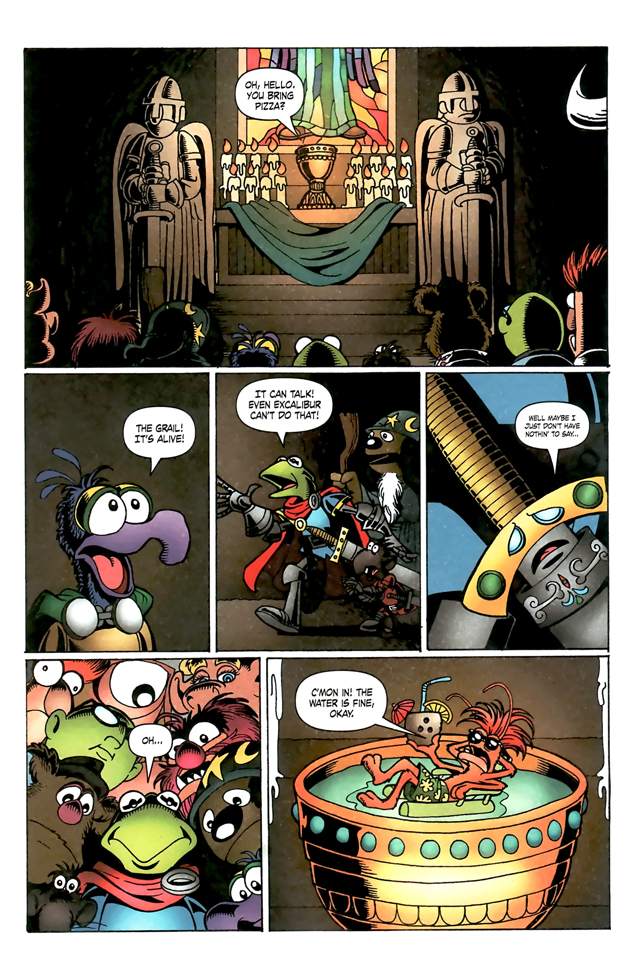 Read online Muppet King Arthur comic -  Issue #3 - 23