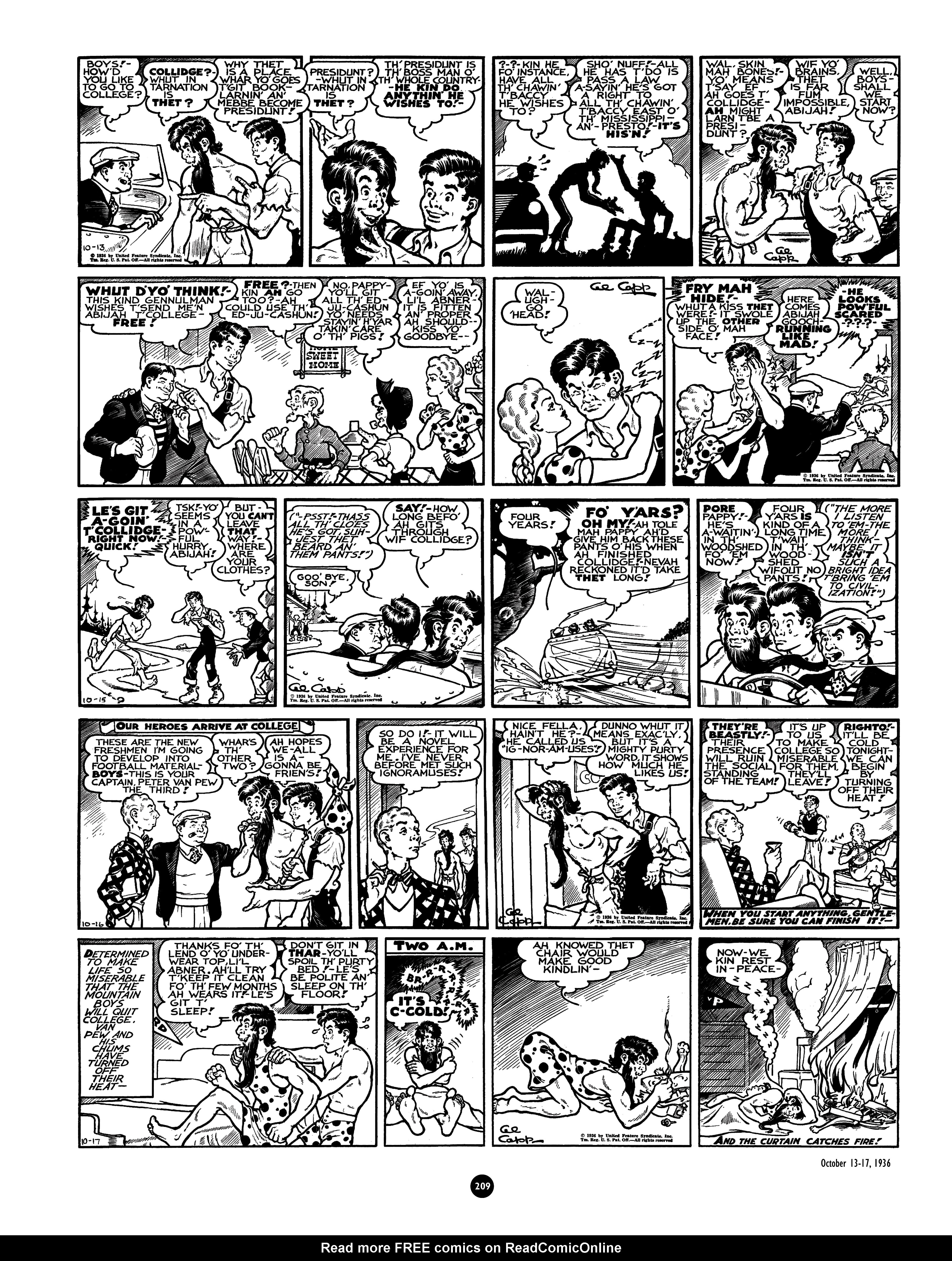 Read online Al Capp's Li'l Abner Complete Daily & Color Sunday Comics comic -  Issue # TPB 1 (Part 3) - 11