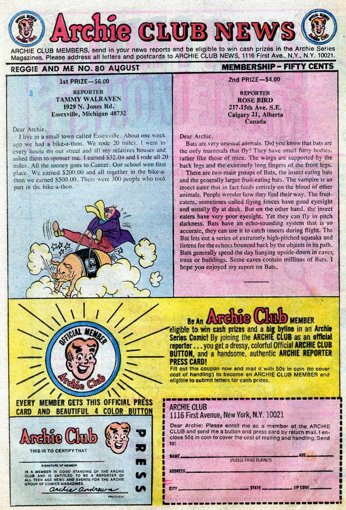Read online Reggie and Me (1966) comic -  Issue #80 - 14