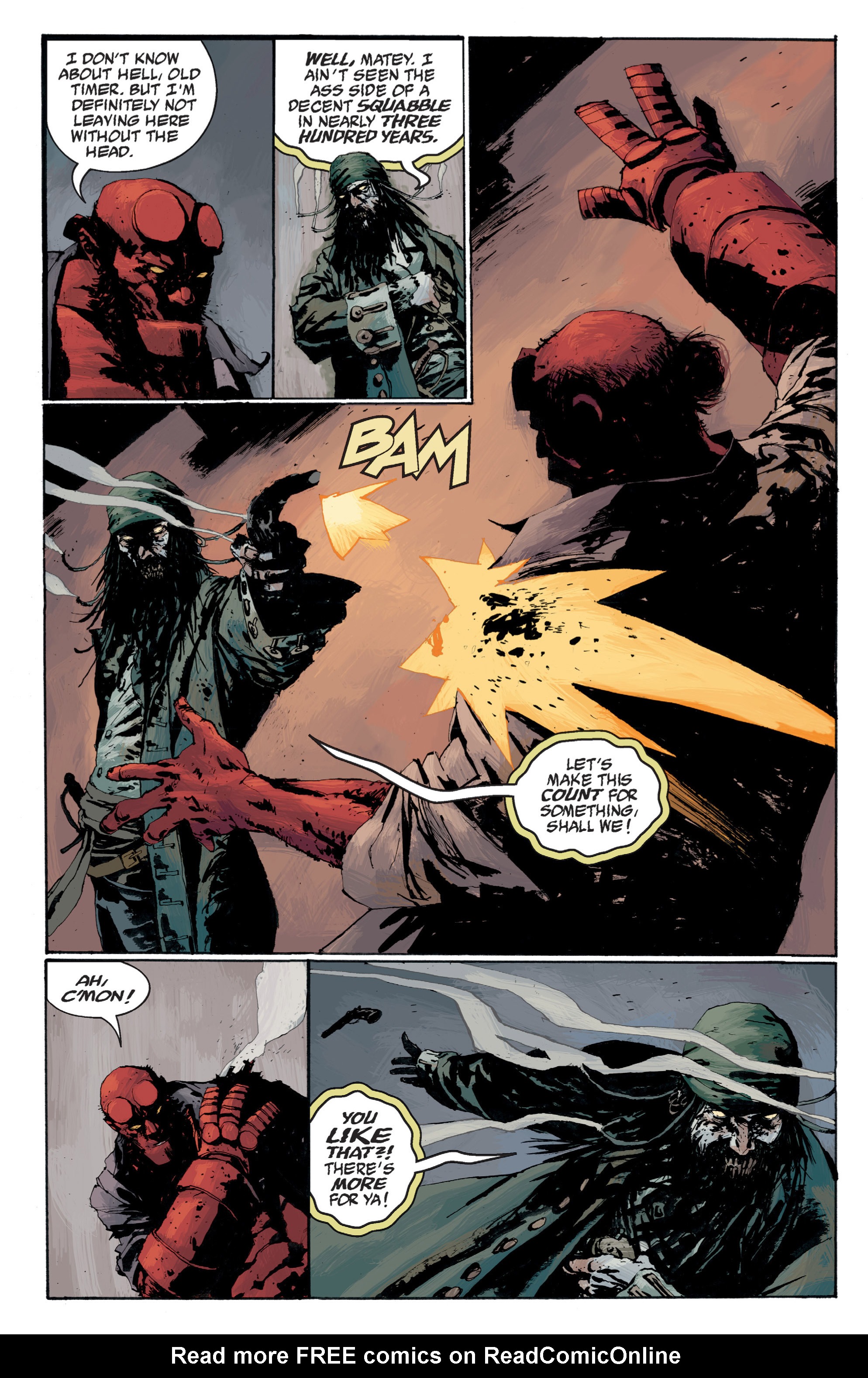 Read online Hellboy comic -  Issue #10 - 100
