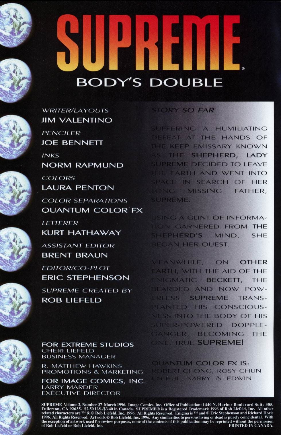 Read online Supreme (1992) comic -  Issue #37 - 2