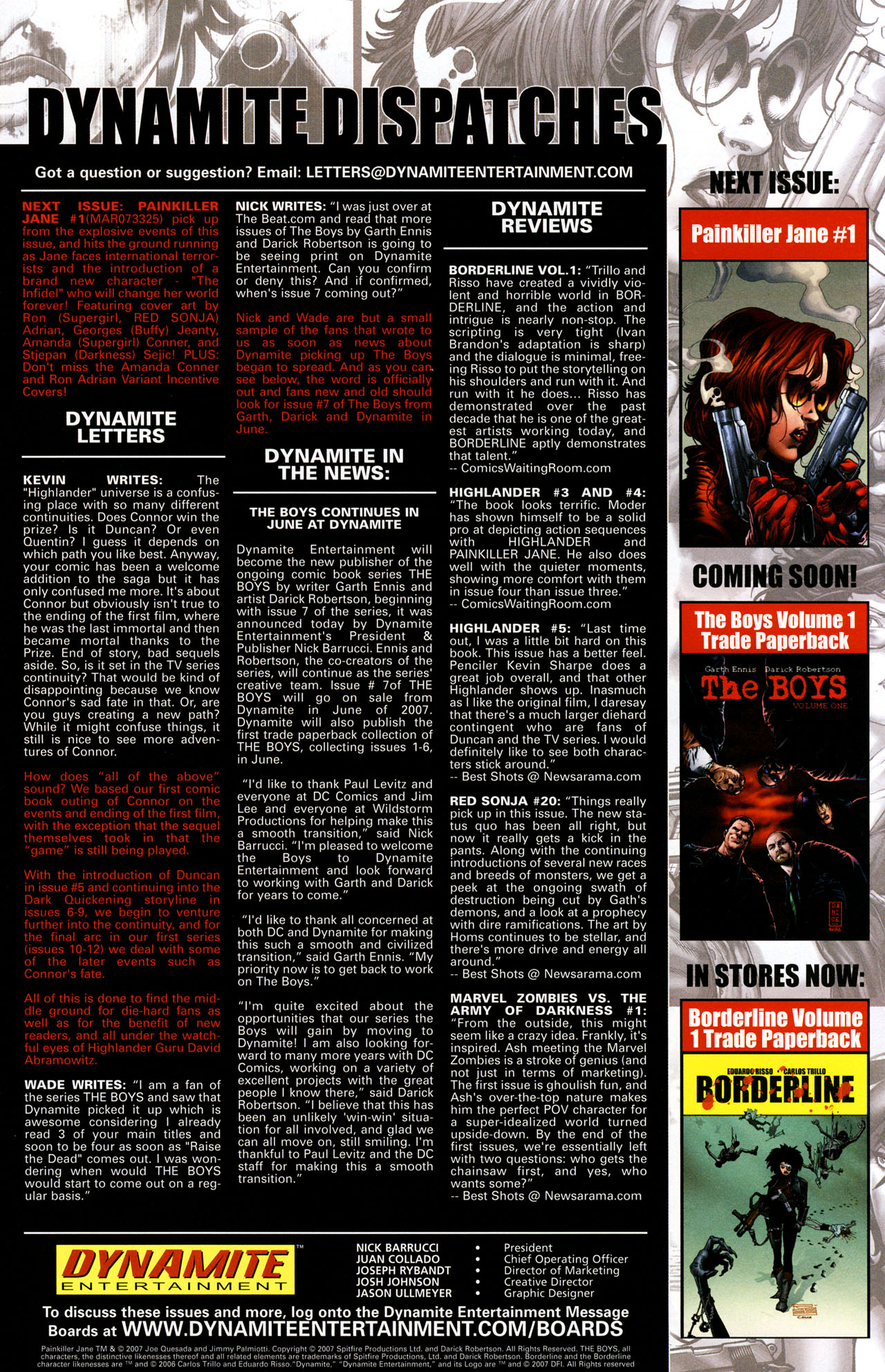 Read online Painkiller Jane (2007) comic -  Issue #0 - 12