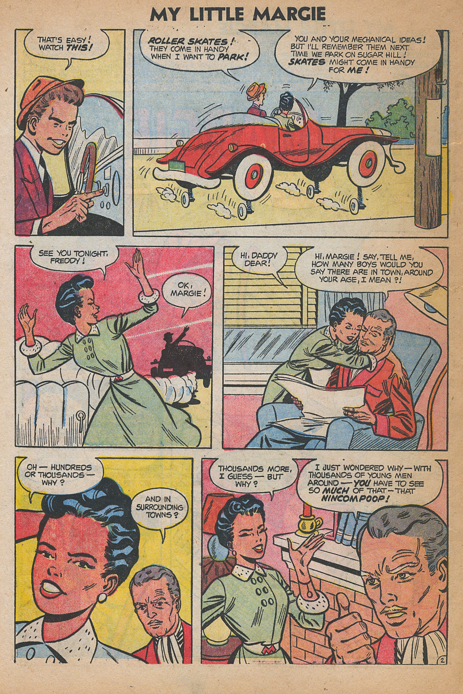 Read online My Little Margie (1954) comic -  Issue #1 - 4