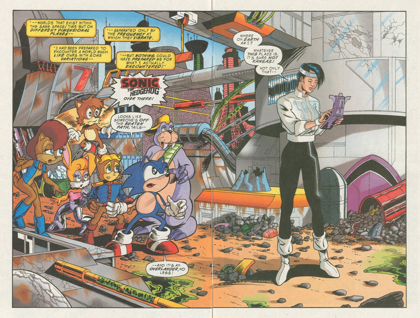 Read online Sonic Super Special comic -  Issue #7 - Exiles crossover - 5