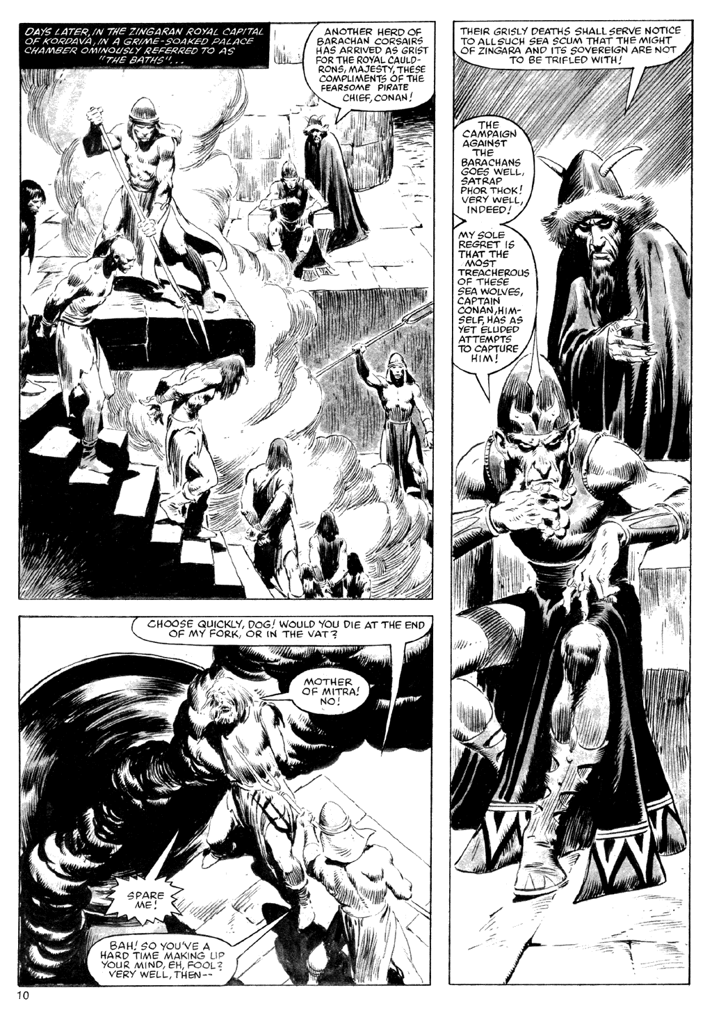 Read online The Savage Sword Of Conan comic -  Issue #73 - 10