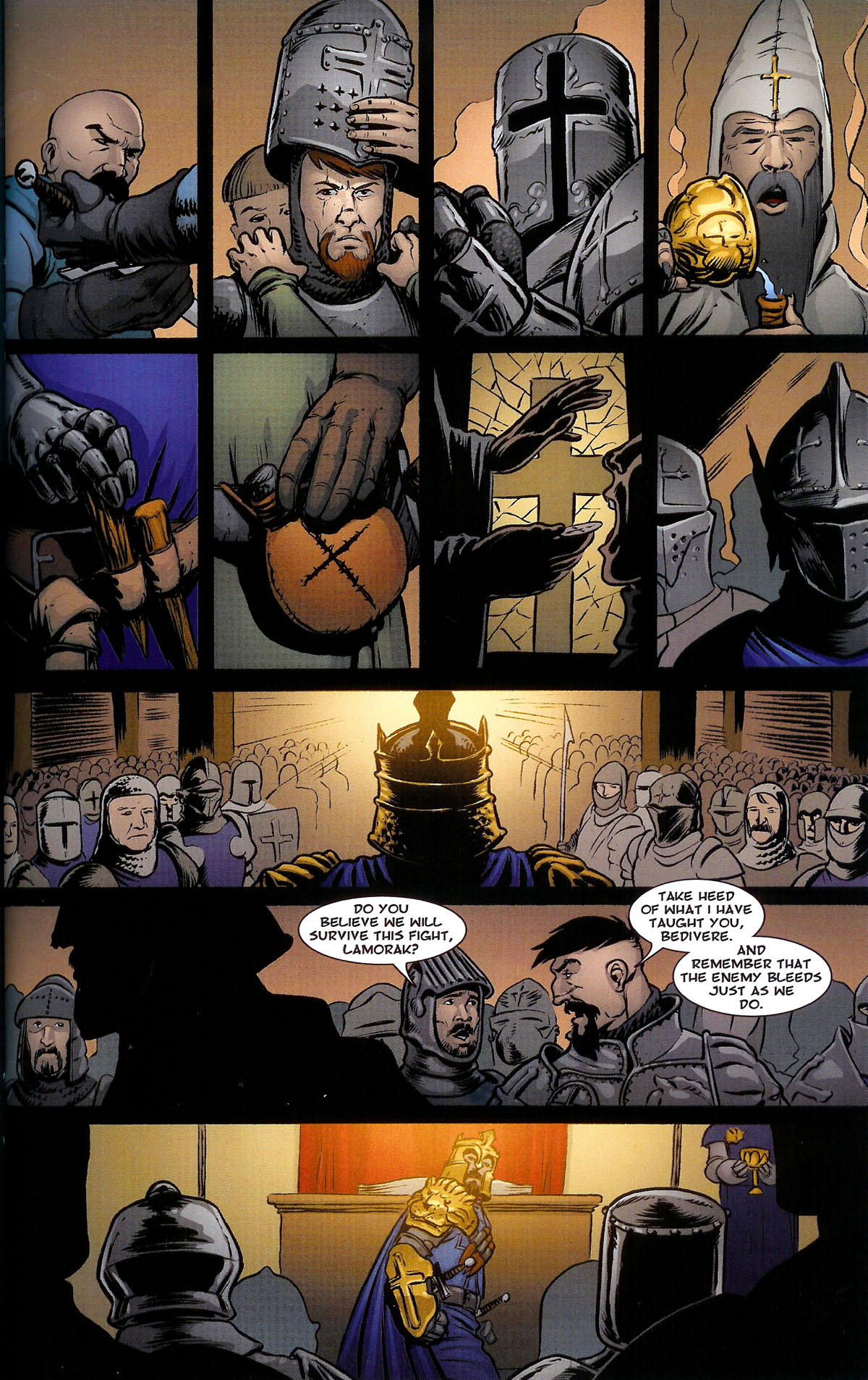 Read online Dracula vs King Arthur comic -  Issue #4 - 29