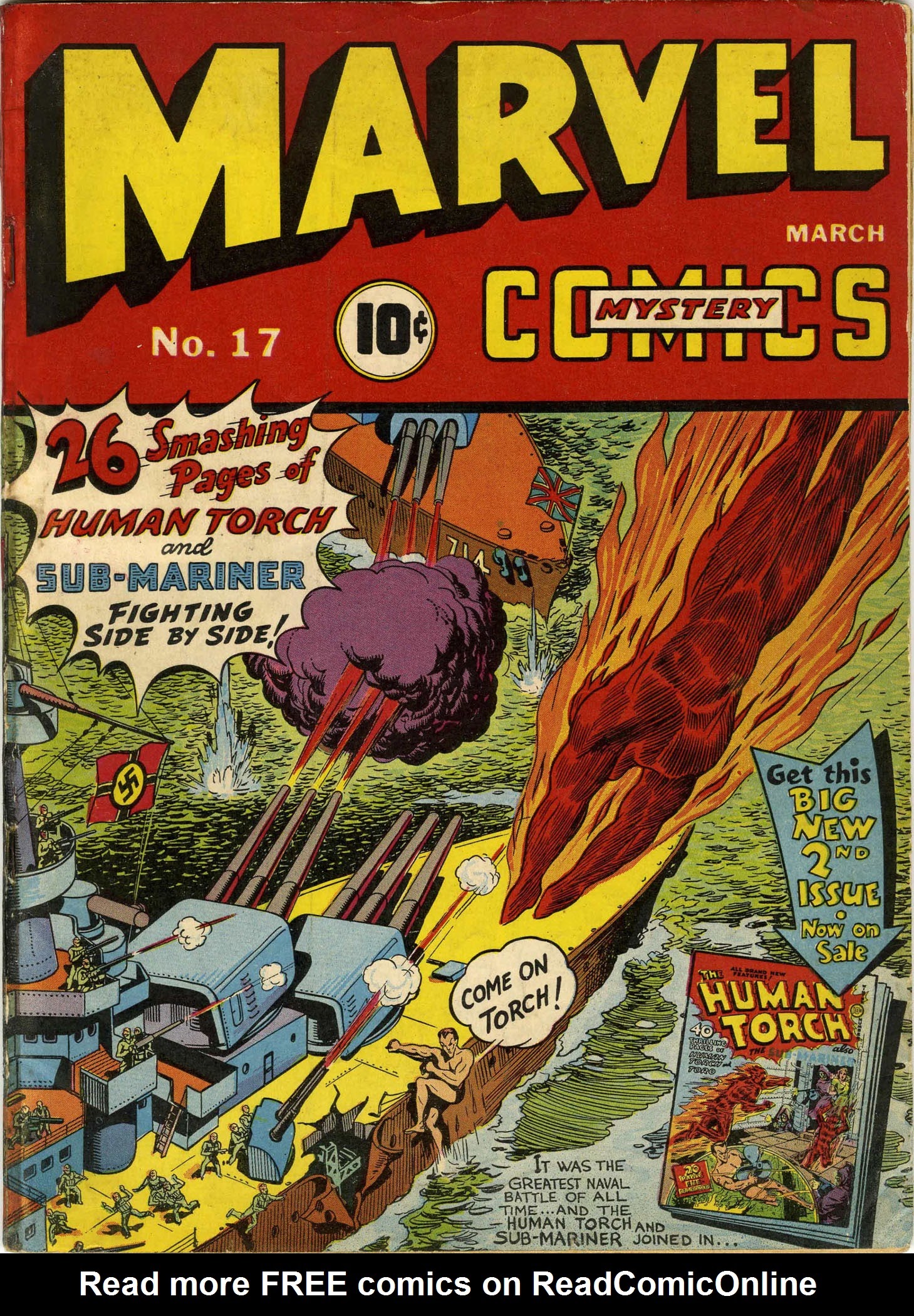 Read online Marvel Mystery Comics comic -  Issue #17 - 1